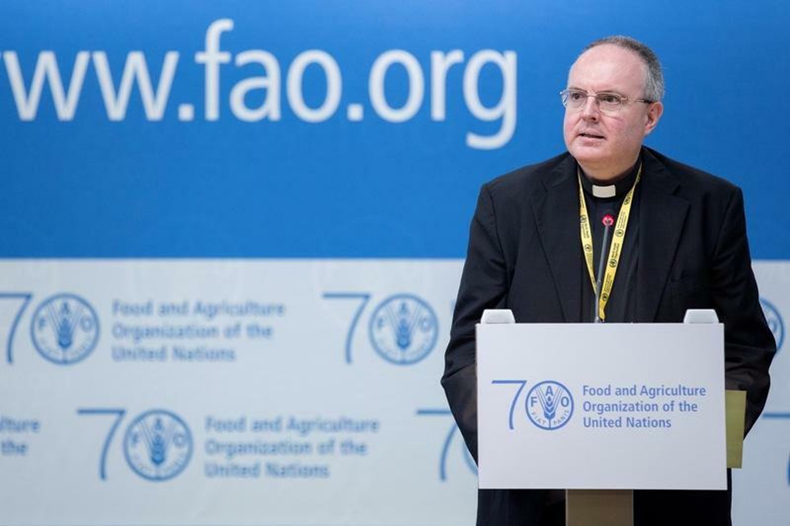 Fernando Chica, en la sede de la FAO