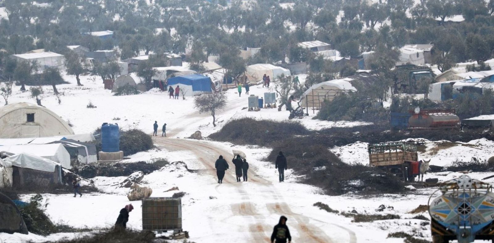 Las bajas temperaturas agravan la emergencia en Alepo