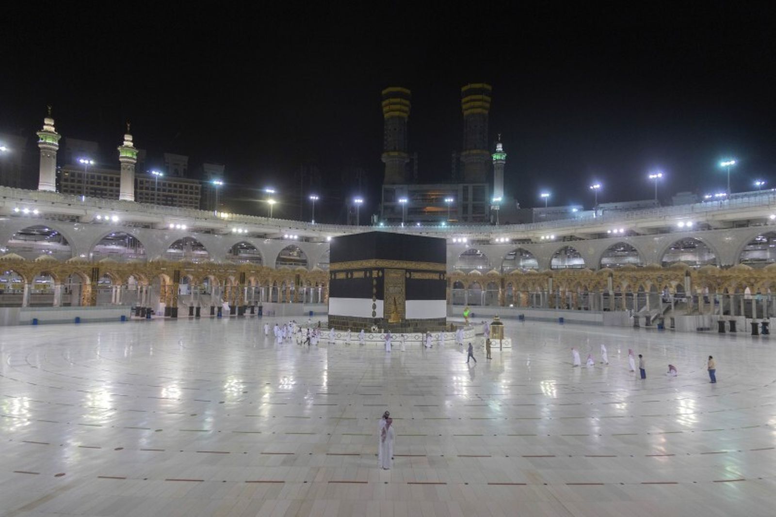 La Meca se prepara para la peregrinación más reducida de su historia