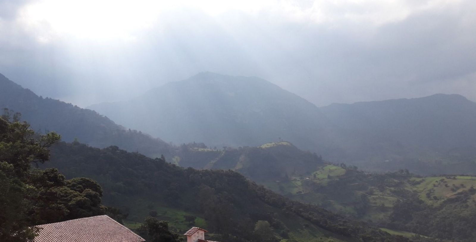Paisaje desde la montaña