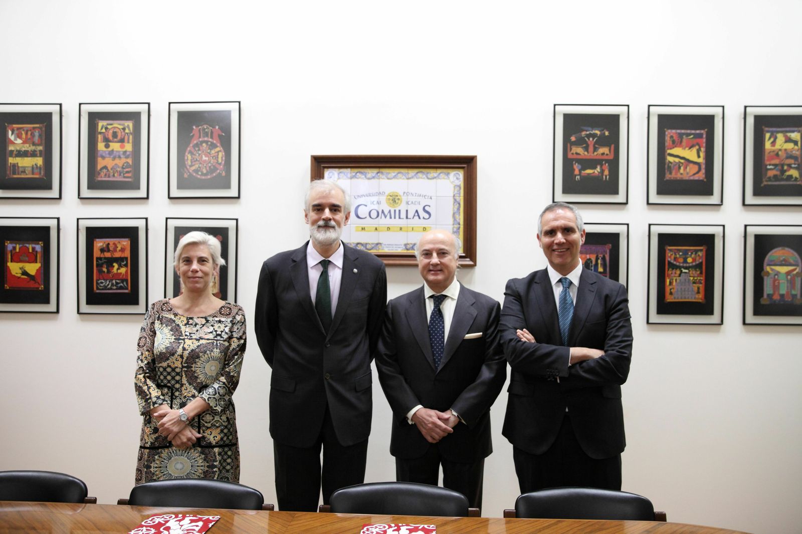 Firma de la constitución de la nueva Cátedra de Catástrofes en Comillas