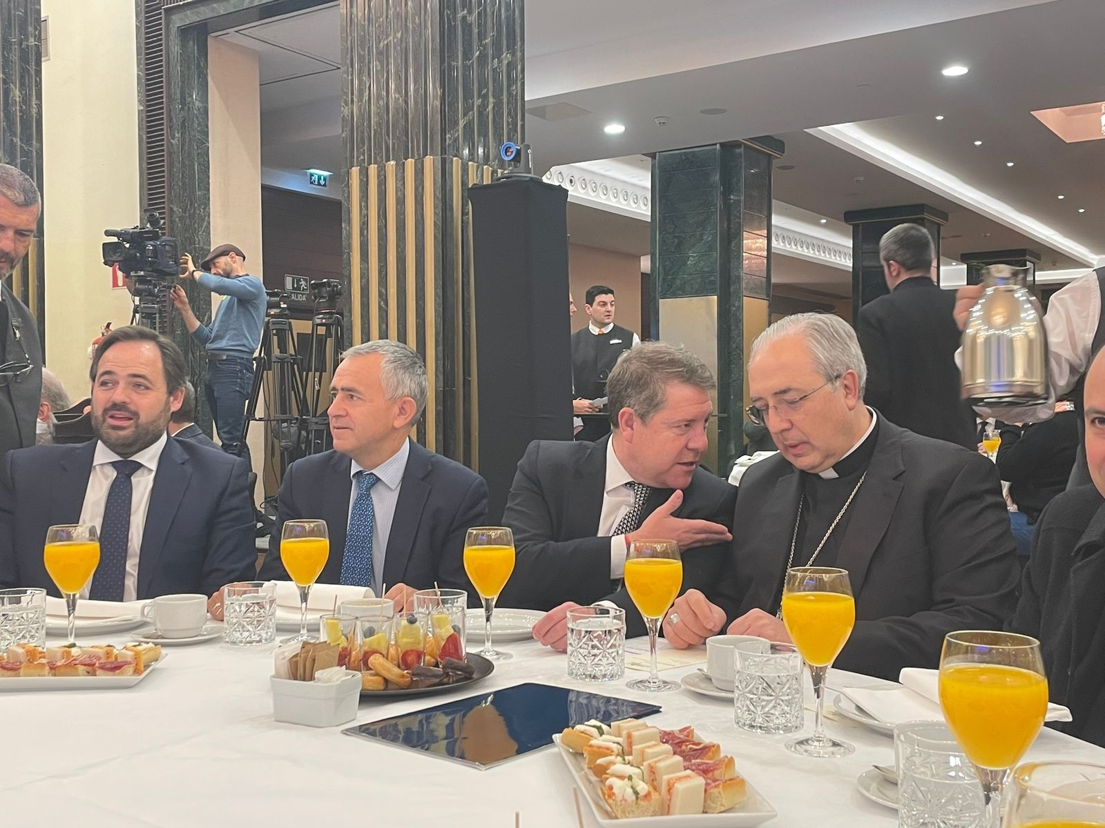 César García Magán, con García Page