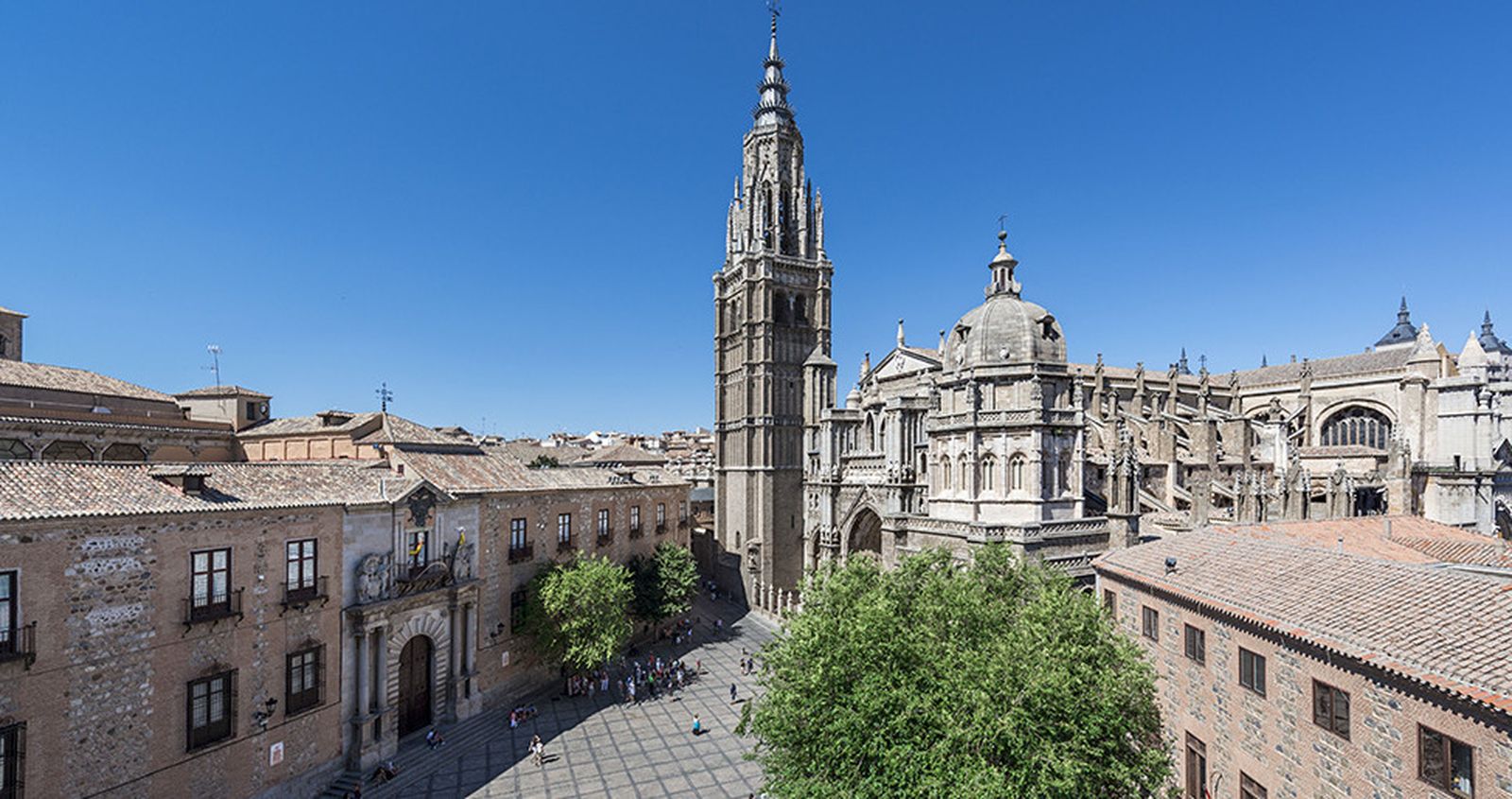 Panorámica de la catedral de Toledo