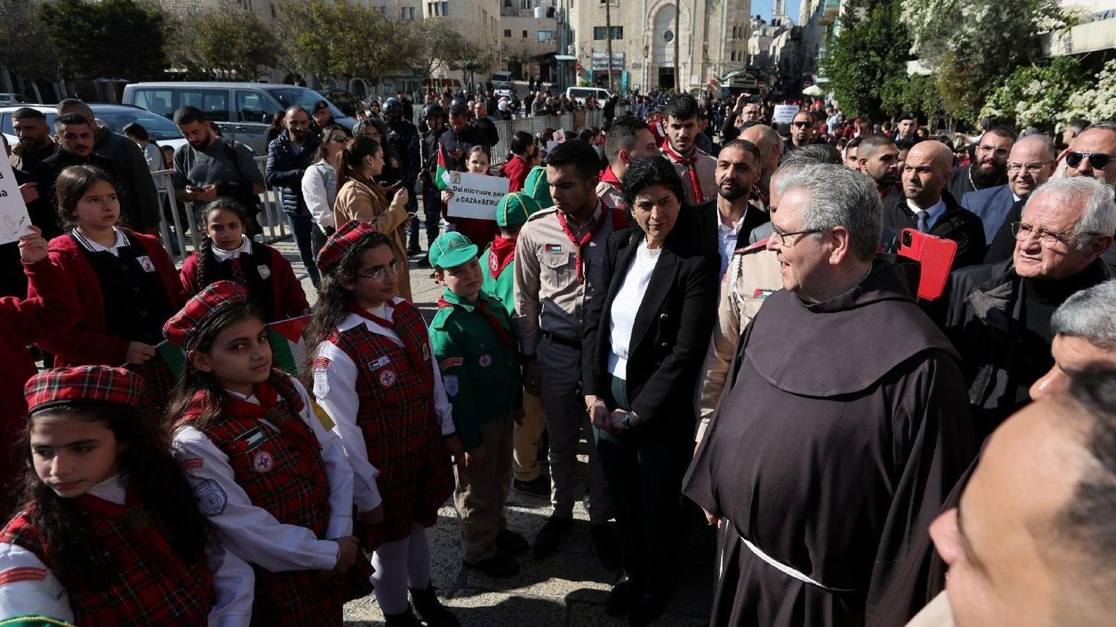 Inicio ceremonial del Adviento en Belén
