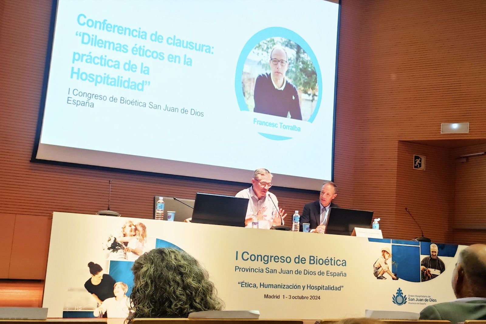 Torralba, durante su ponencia de clausura