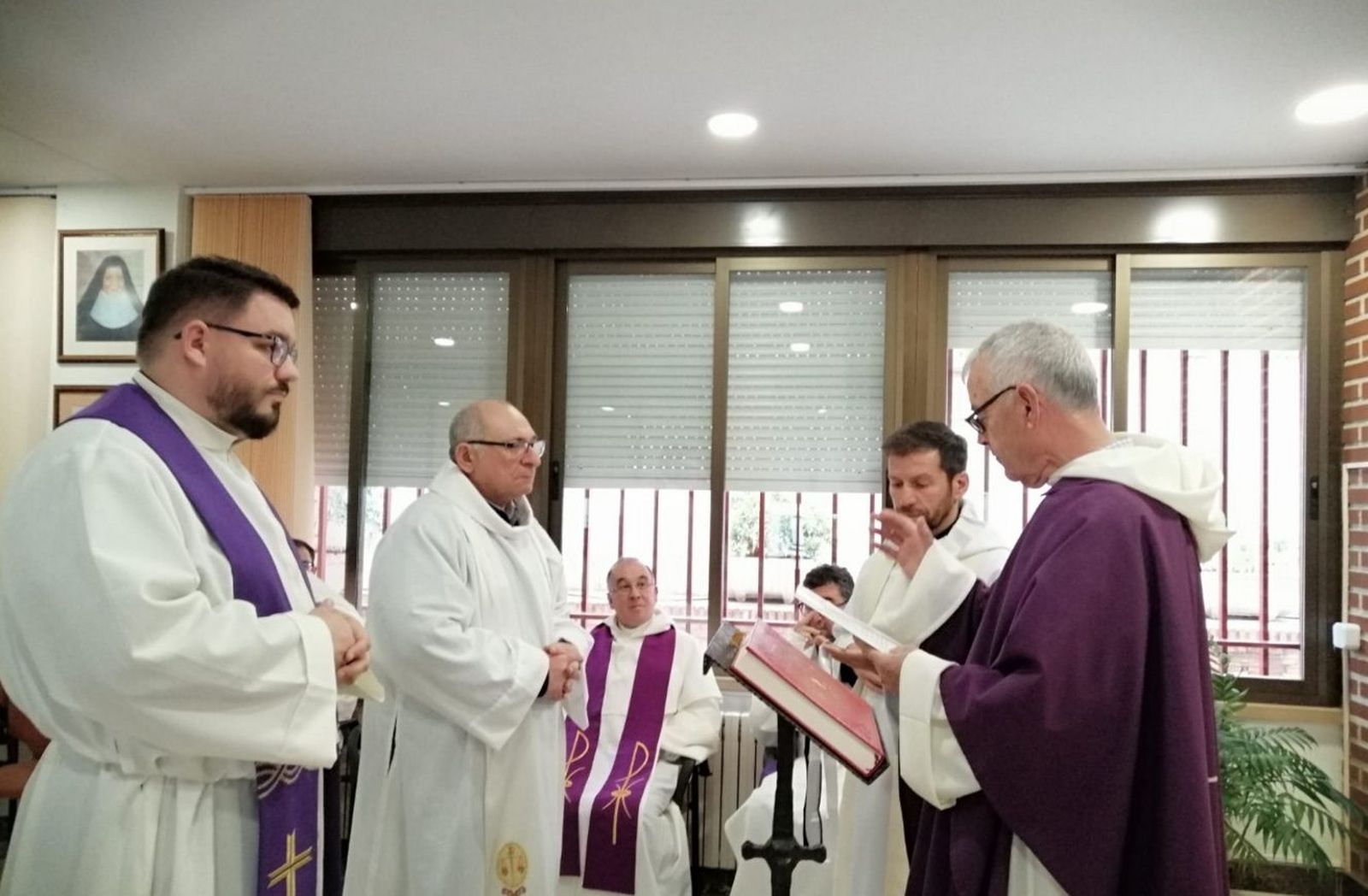 Celebración durante el XVI encuentro de la fraternidad sacerdotal de Santo Domingo en España
