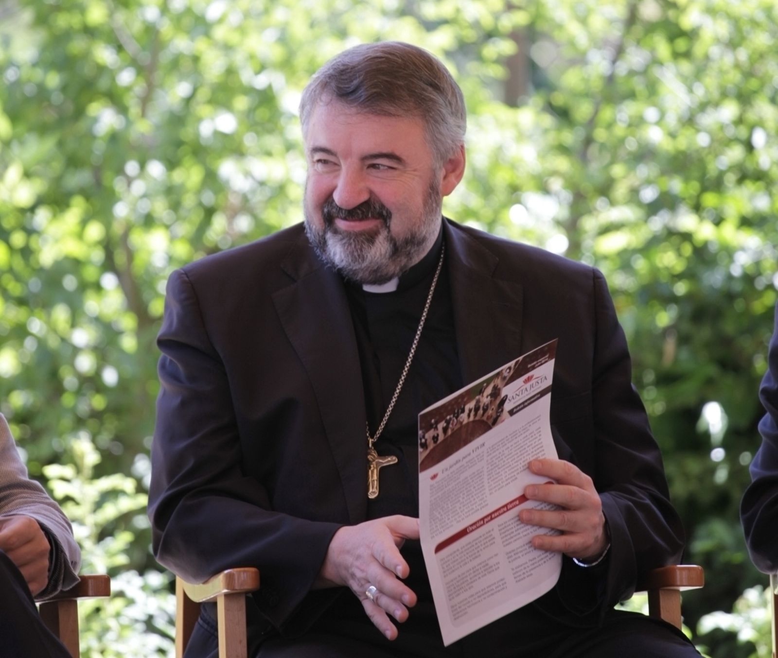 Carlos Escribano, obispo de la Diócesis riojana