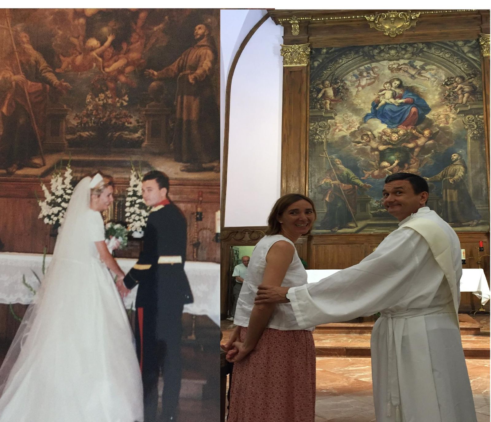 Nos casamos en el Cristo de El Pardo cuando yo trabajaba en la Guardia Real