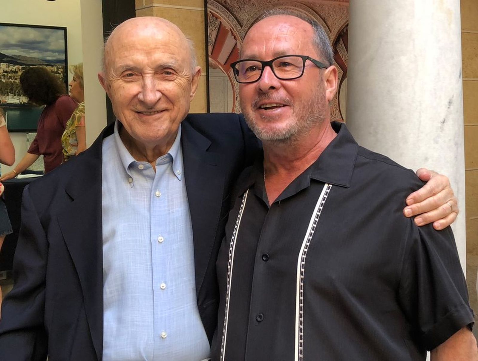 José María Castillo y el sacerdote Julio Millán