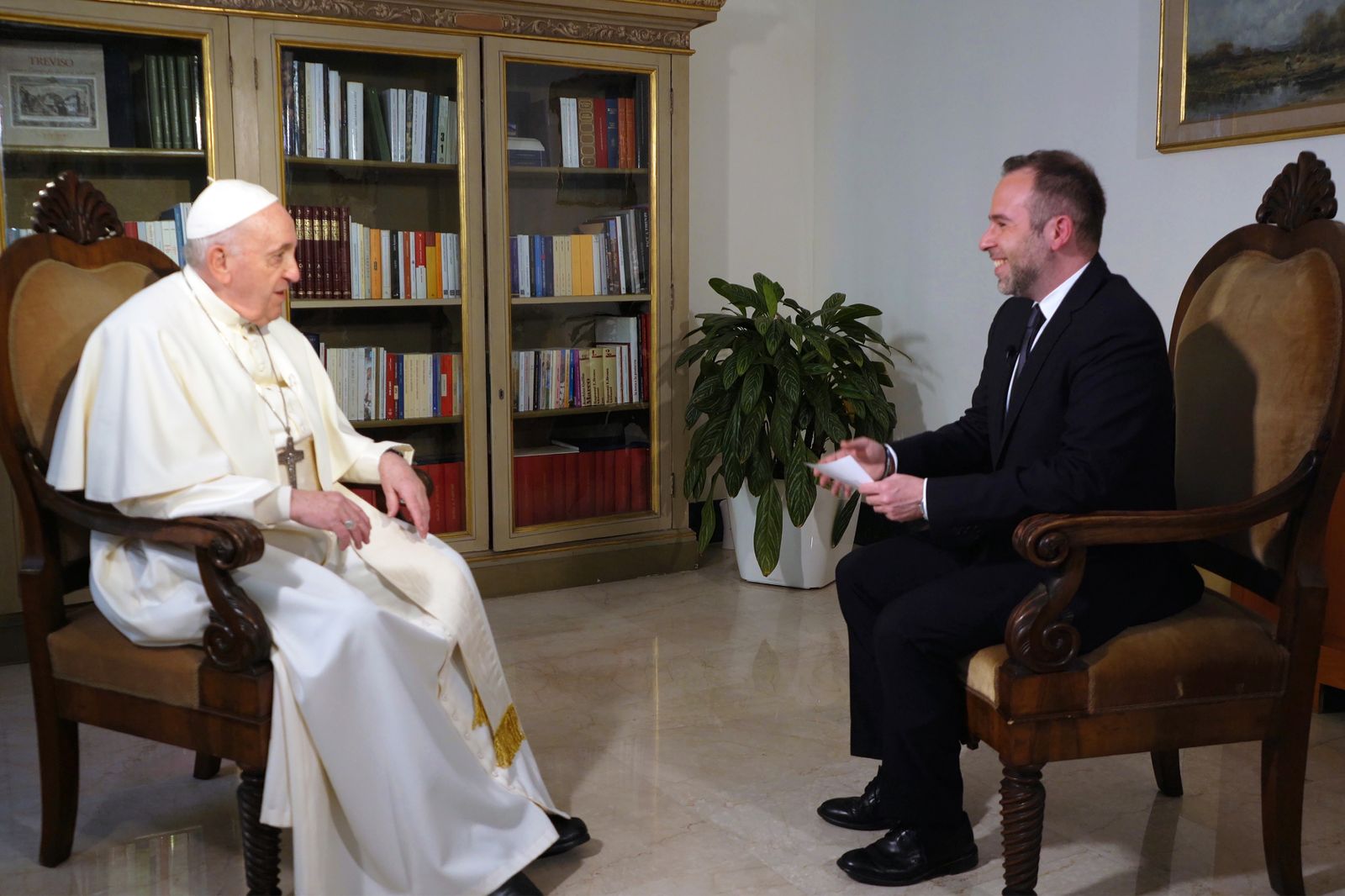 Fabio Marchese Ragona, con Francisco