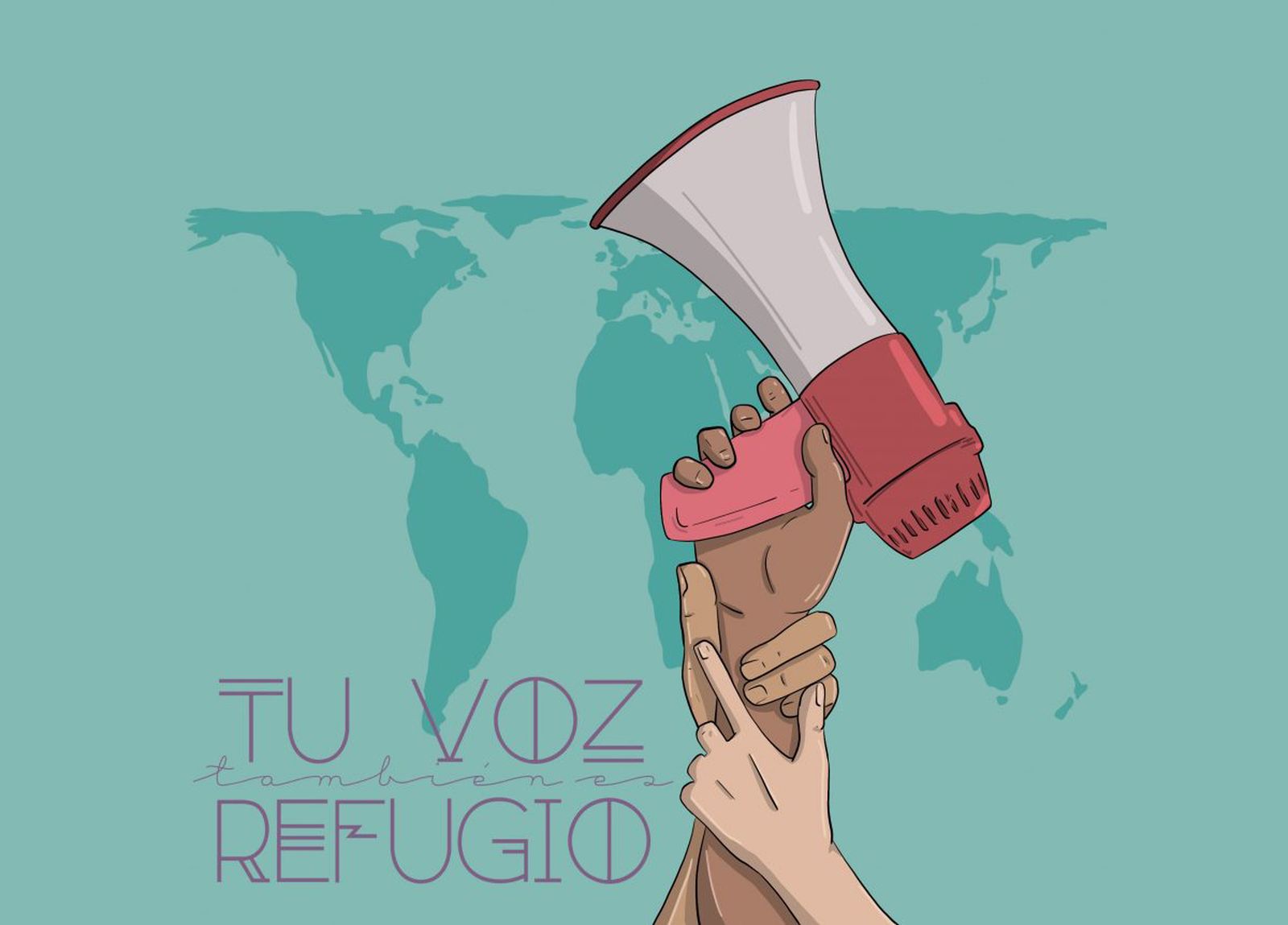 Campaña 'Tu voz también es tu refugio'