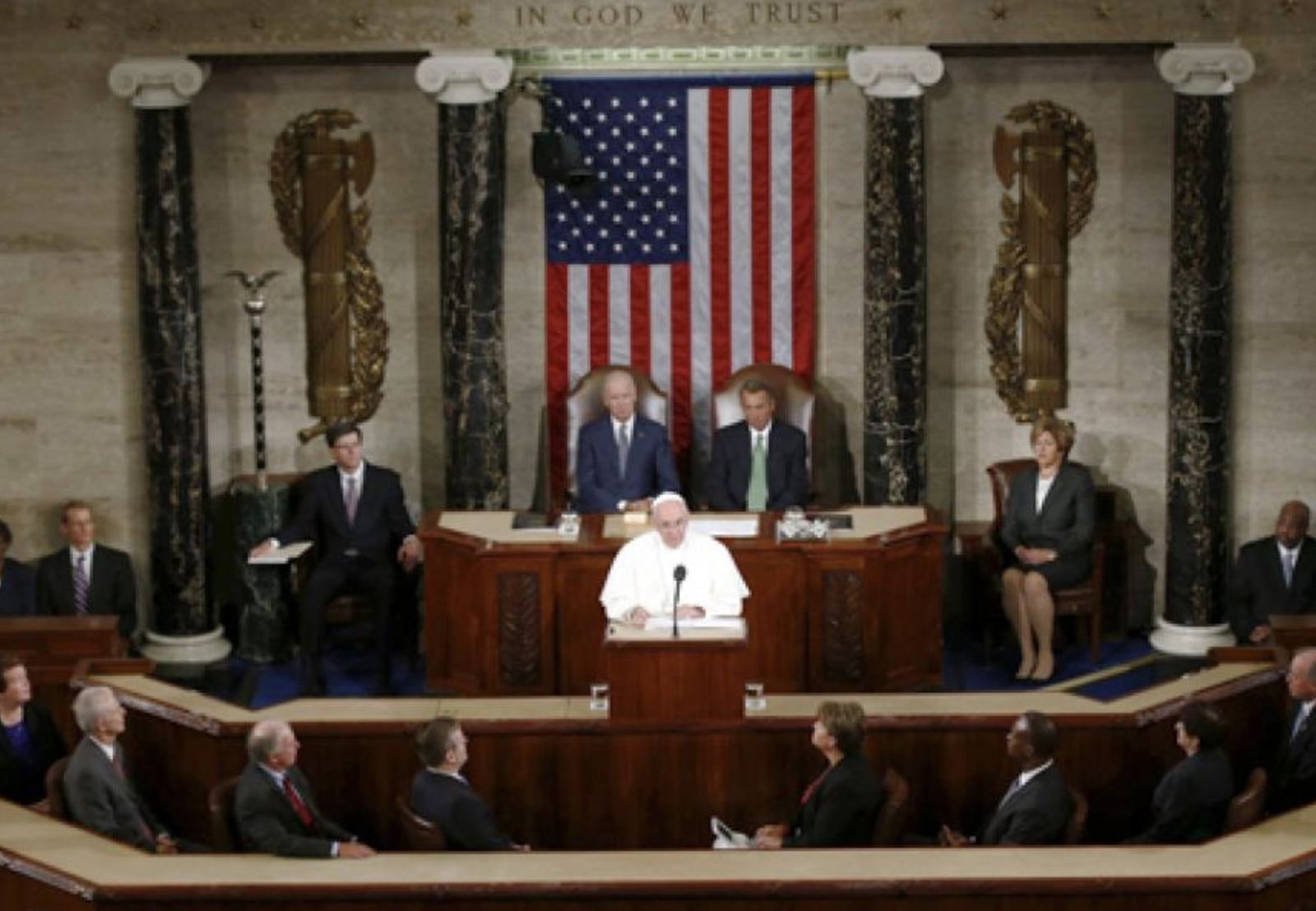 Francisco, en su histórico discurso ante el Congreso de los Estados Unidos en 2015