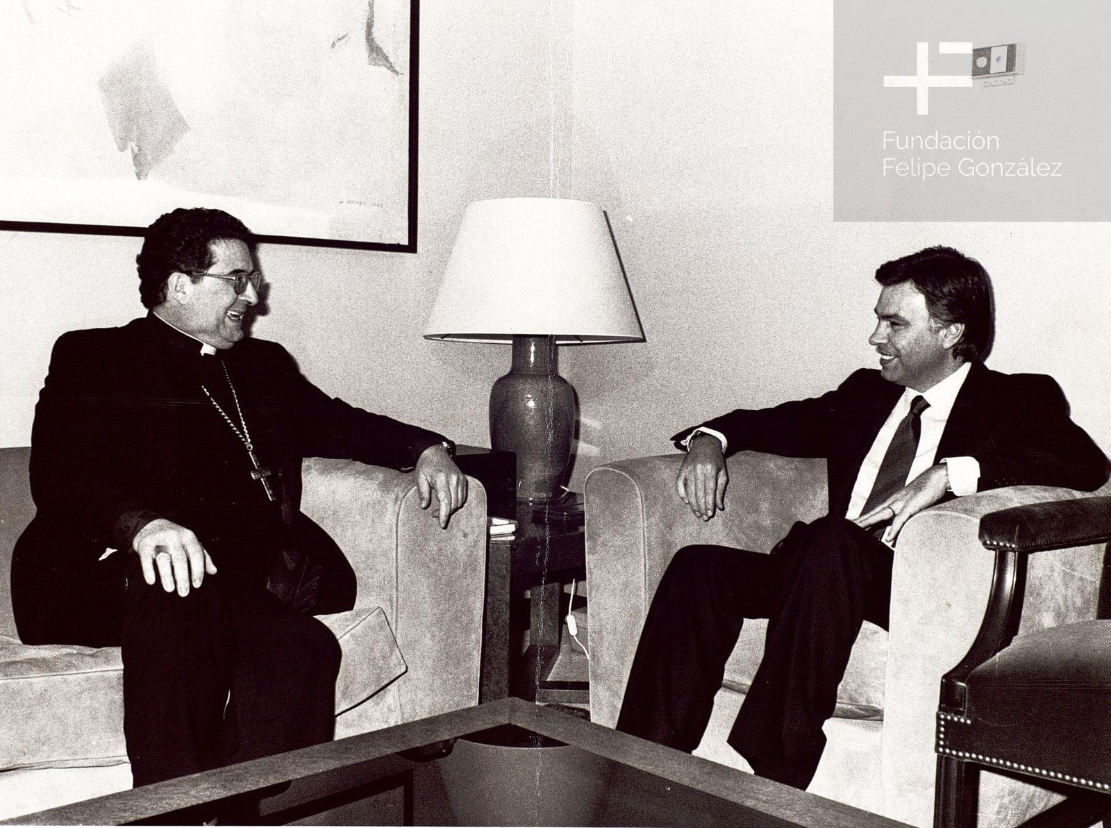 Gabino Díaz Merchán, con Felipe González
