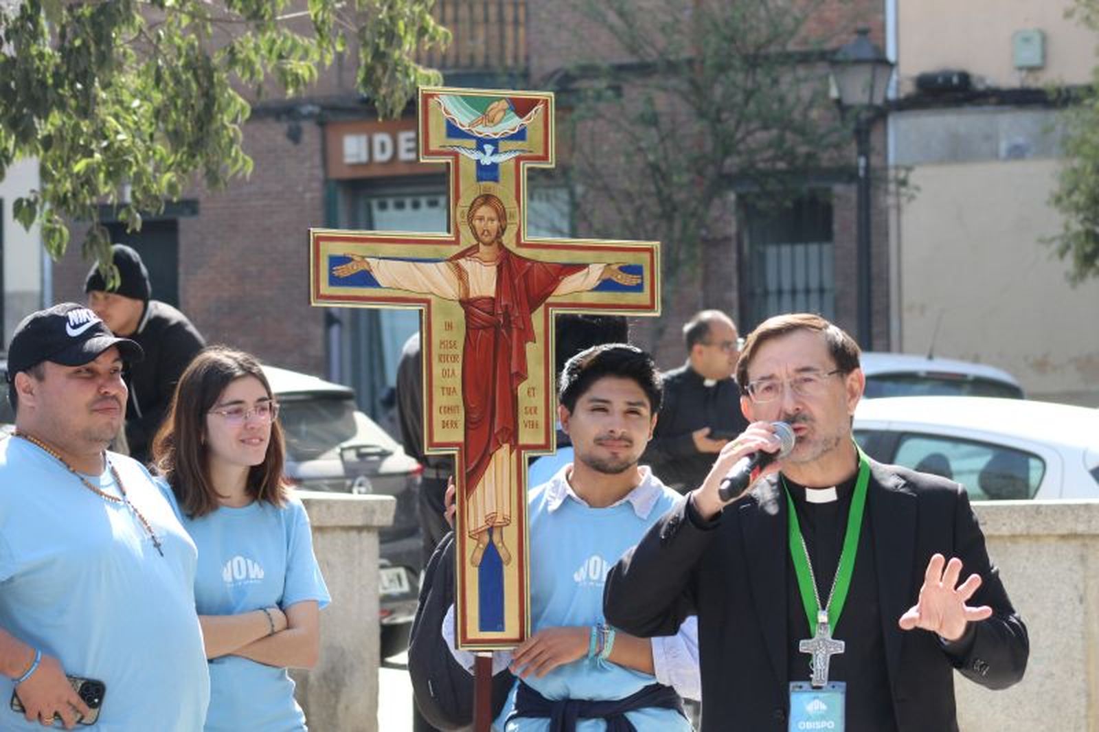 Cobo, con los jóvenes