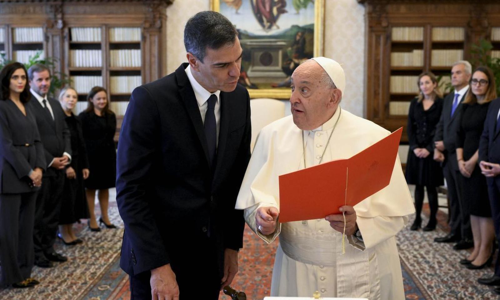 Sánchez, con el Papa