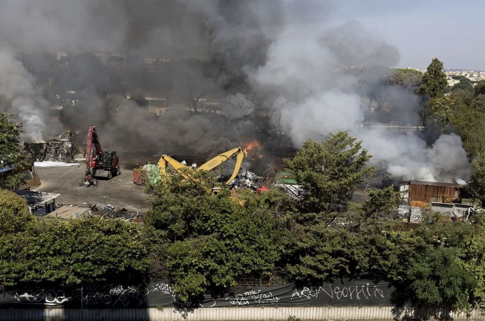 La gasolinera que explotó en el barrio romano
