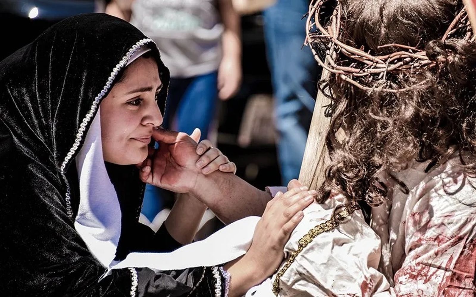Jesús se encuentra con su madre