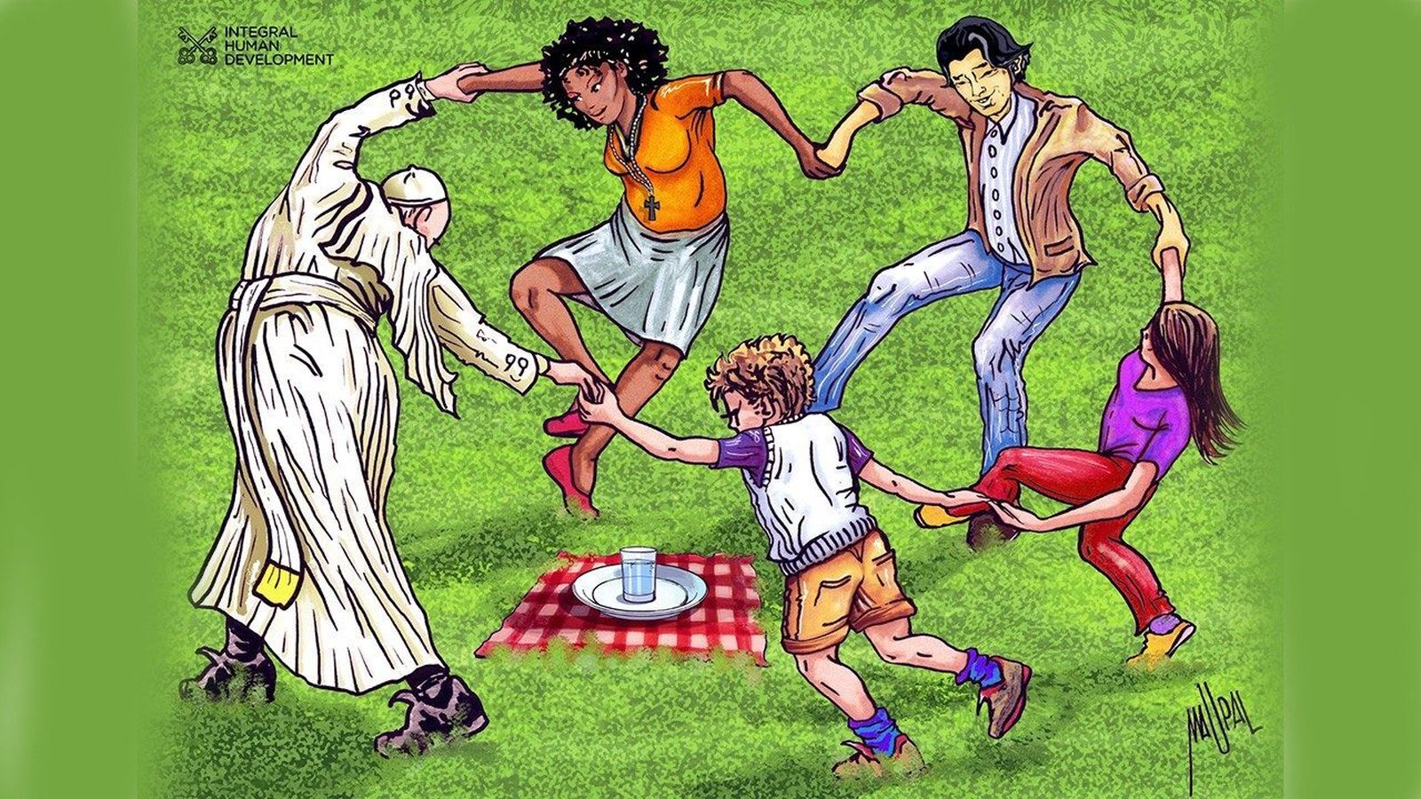 La ilustración de Maupal para el mensaje de Cuaresma de Francisco