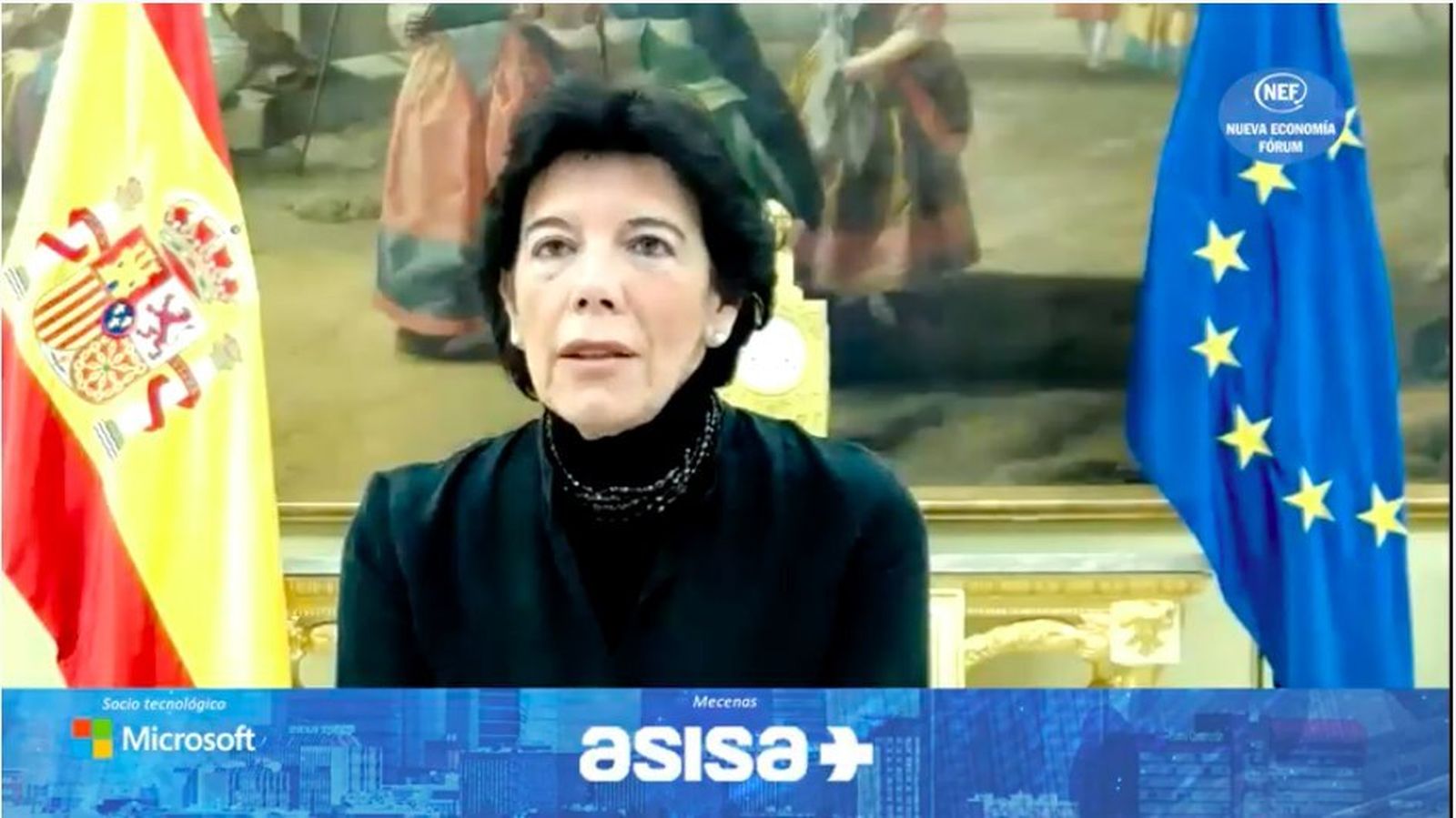 Isabel Celaá  en NEF online