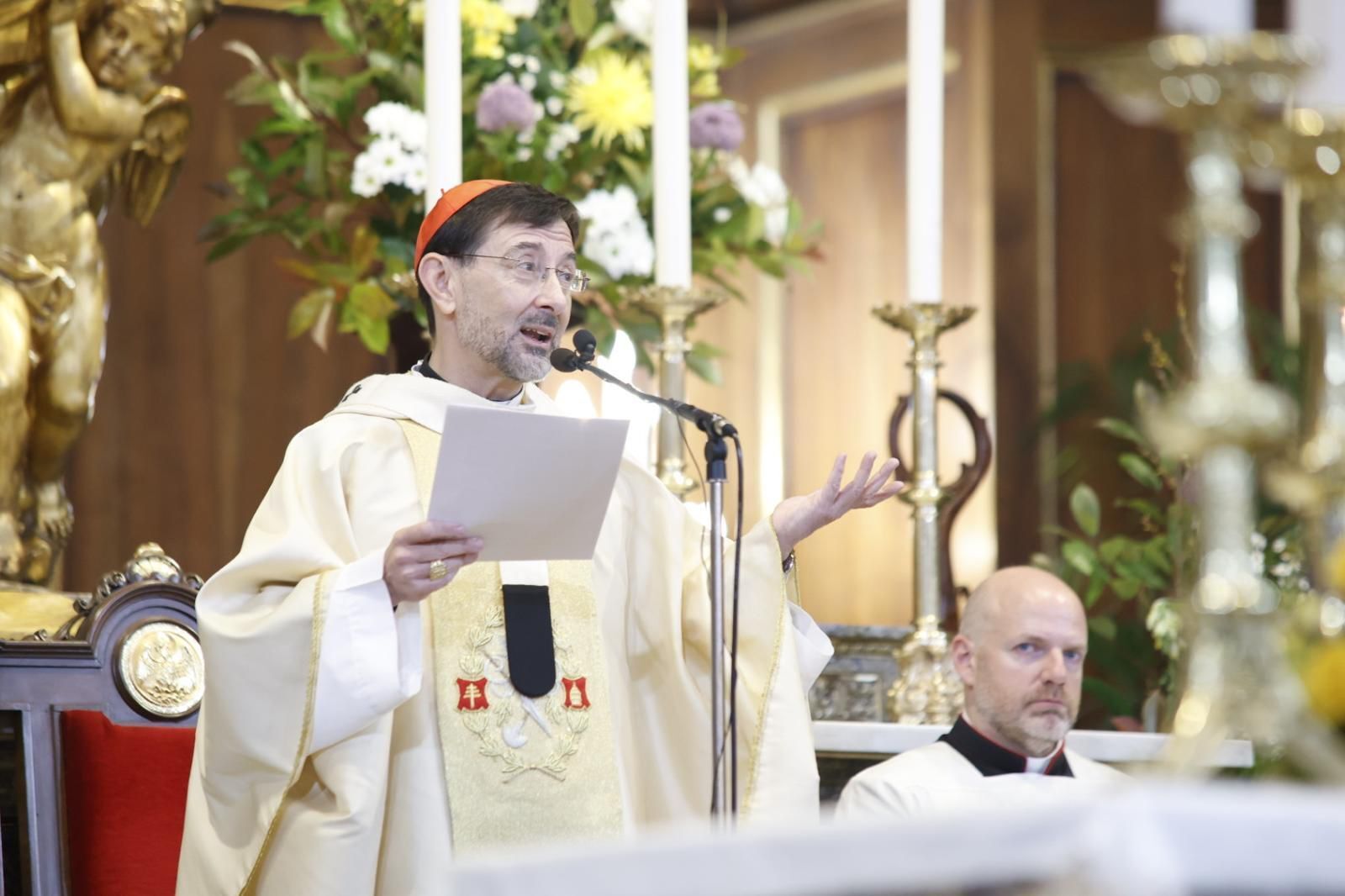 Cobo, durante su homilía