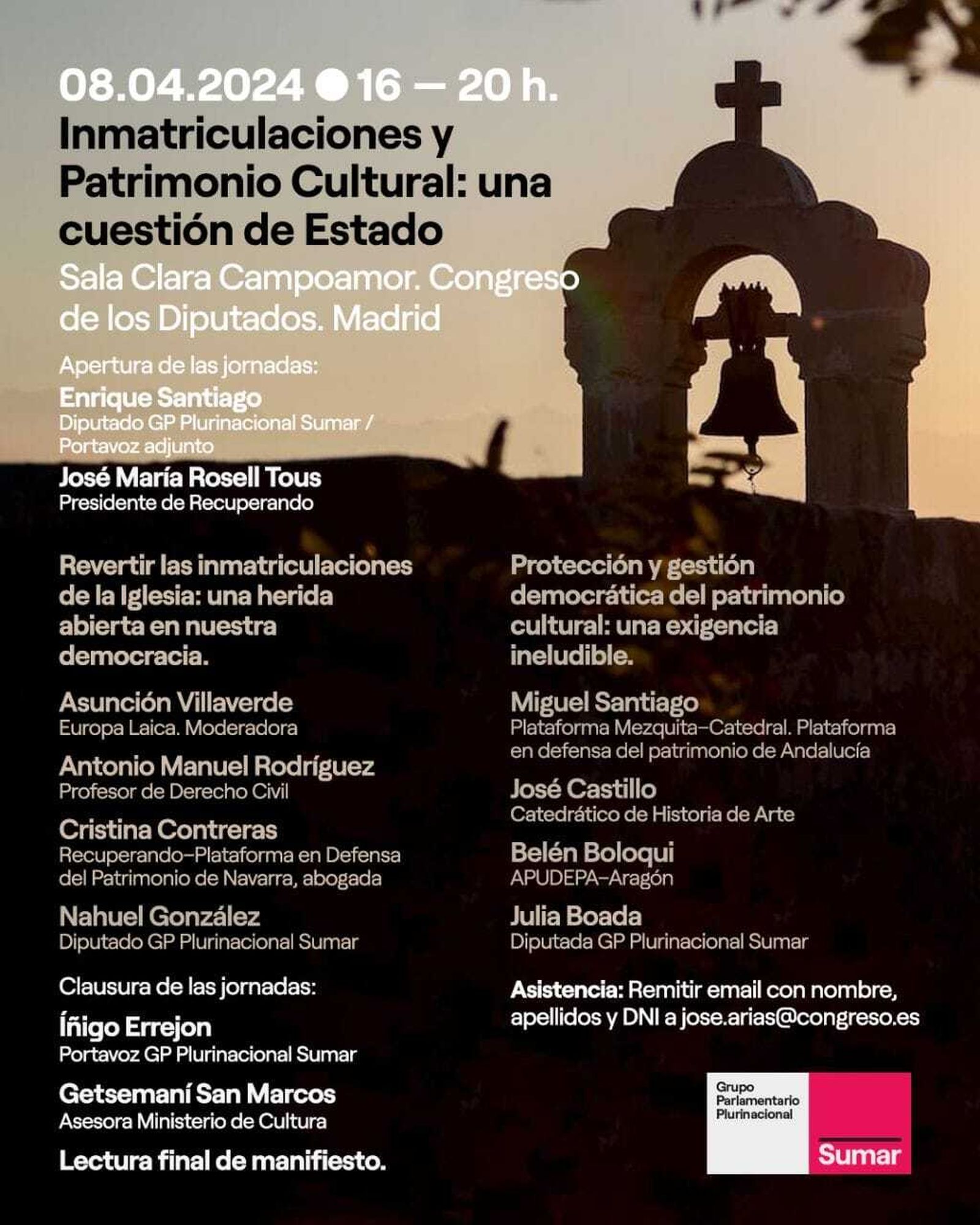 Jornada sobre inmatriculaciones