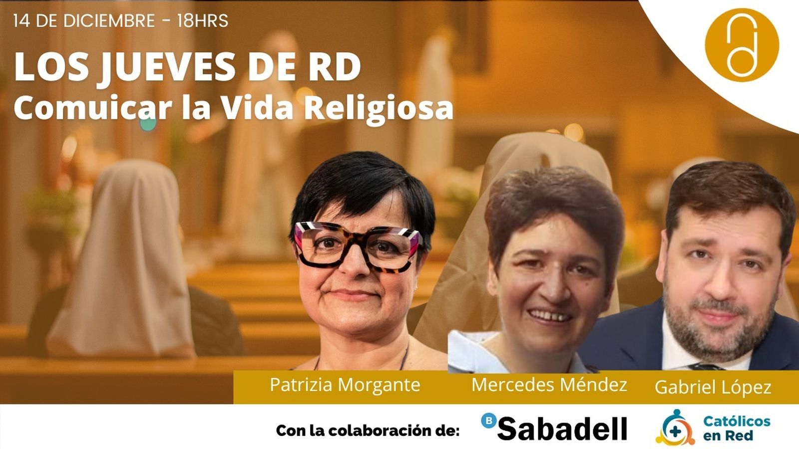 Comunicar la vida religiosa,  a debate en los Jueves de RD
