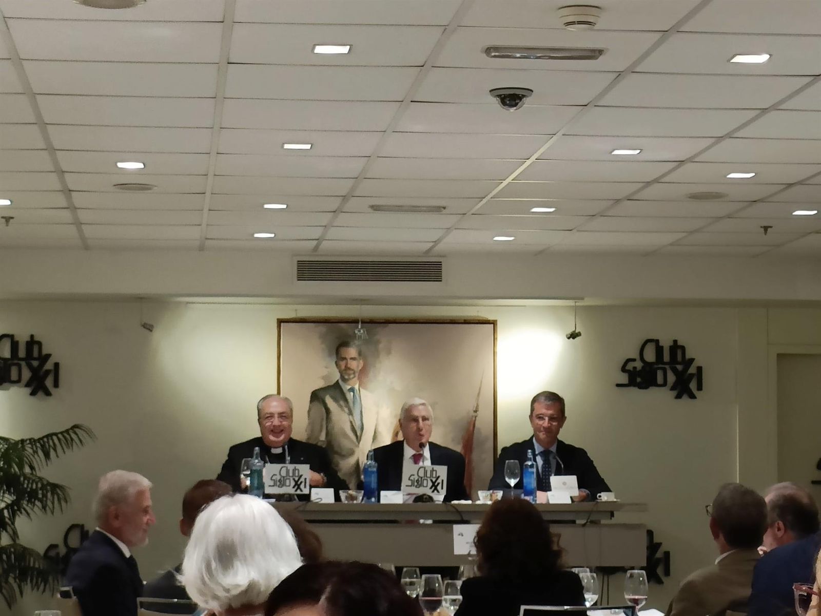 César García Magán, en el Club Siglo XXI