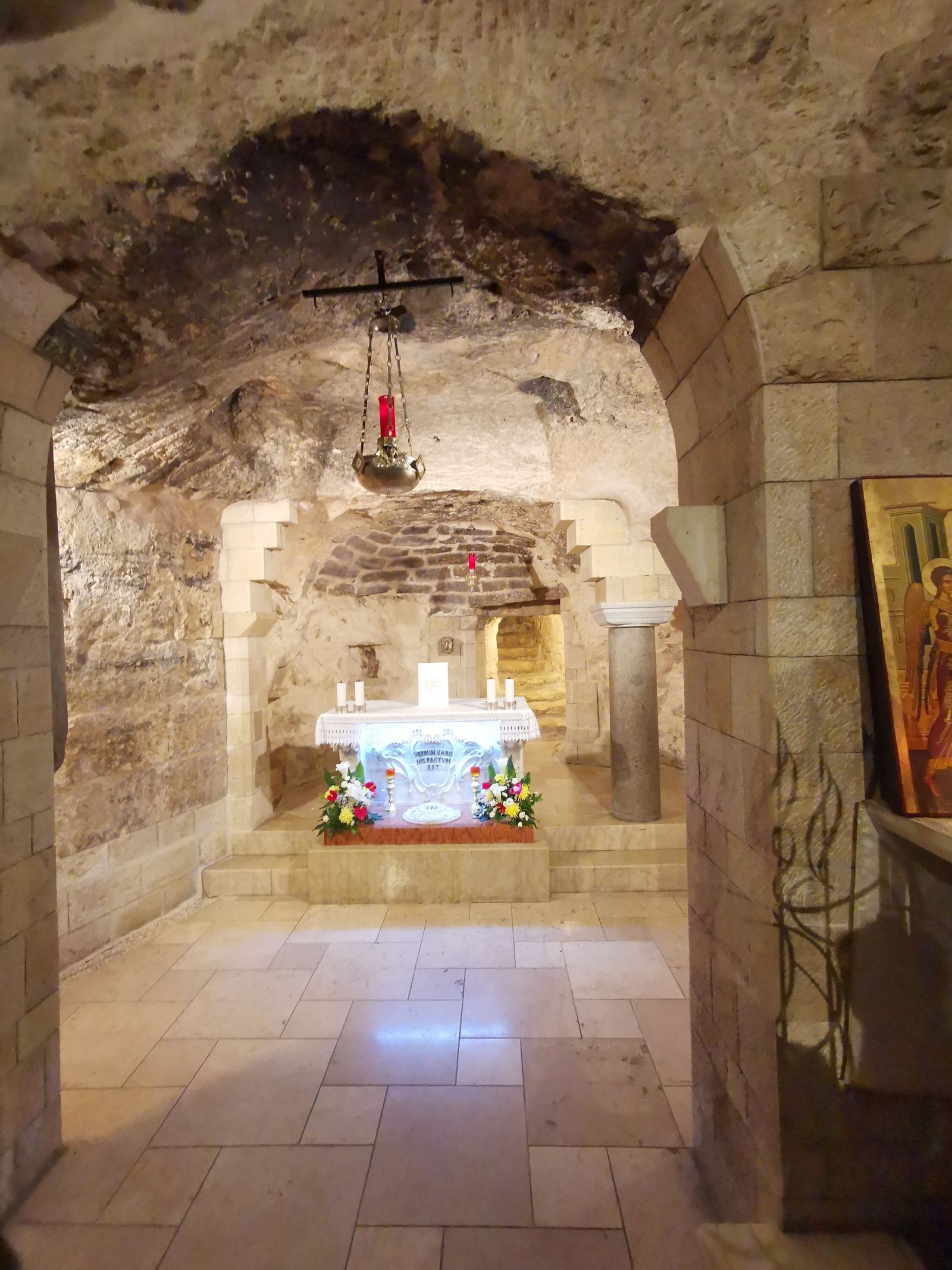 Casa cueva de María en Nazaret
