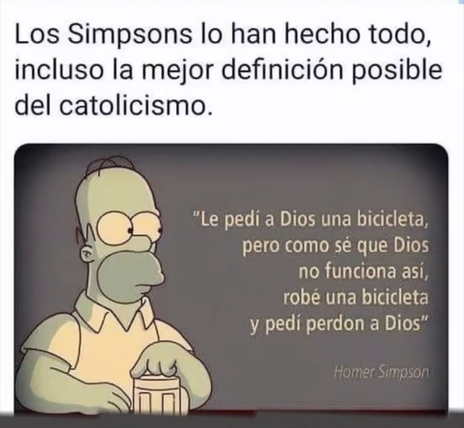 Católicos estilo Simpsons