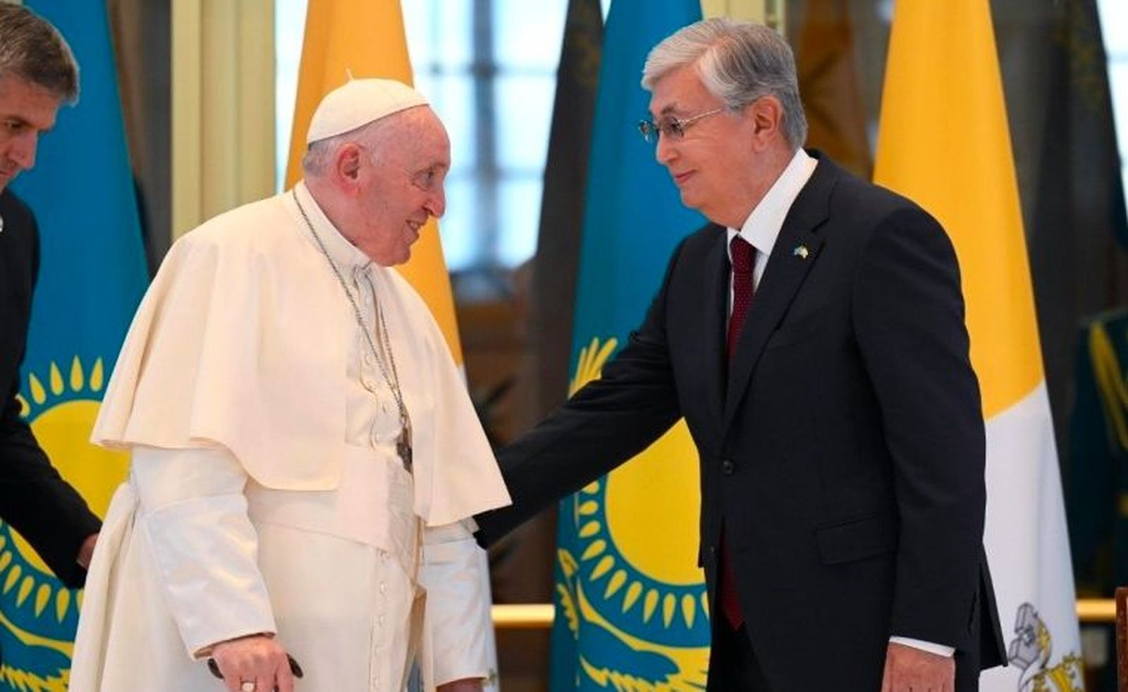 Francisco, y el presidente de Kazajistán