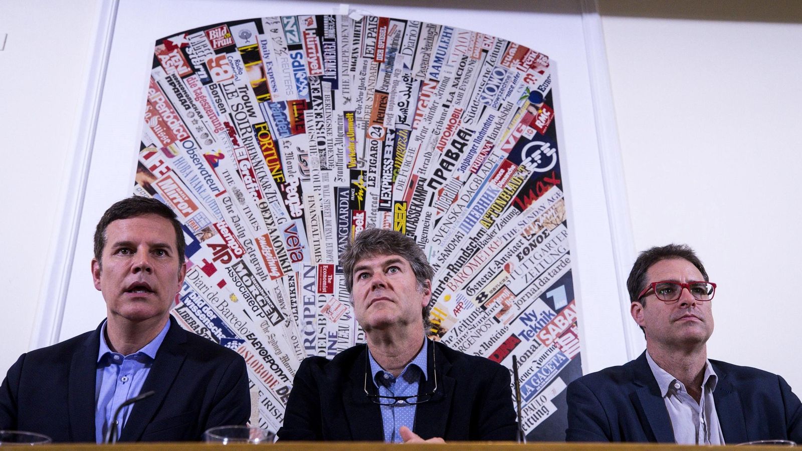 Conferencia de prensa de Juan Carlos Cruz, James Hamilton y José Andrés Murillo