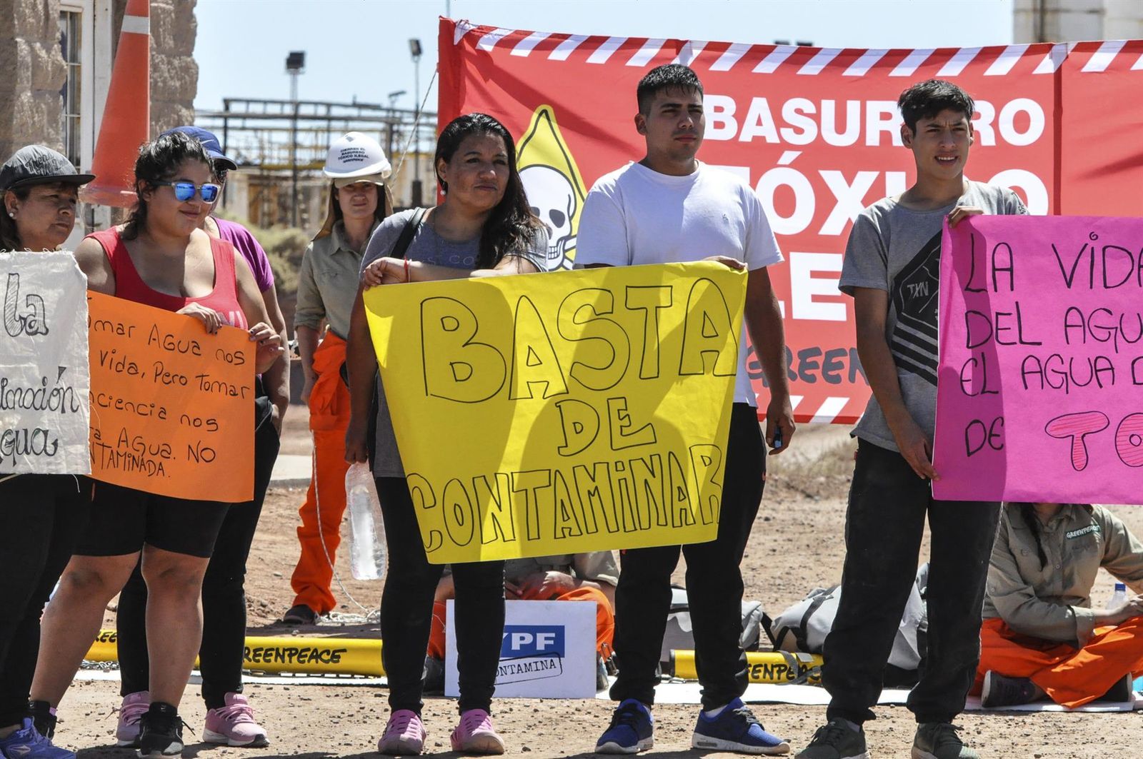 Protesta de indígenas