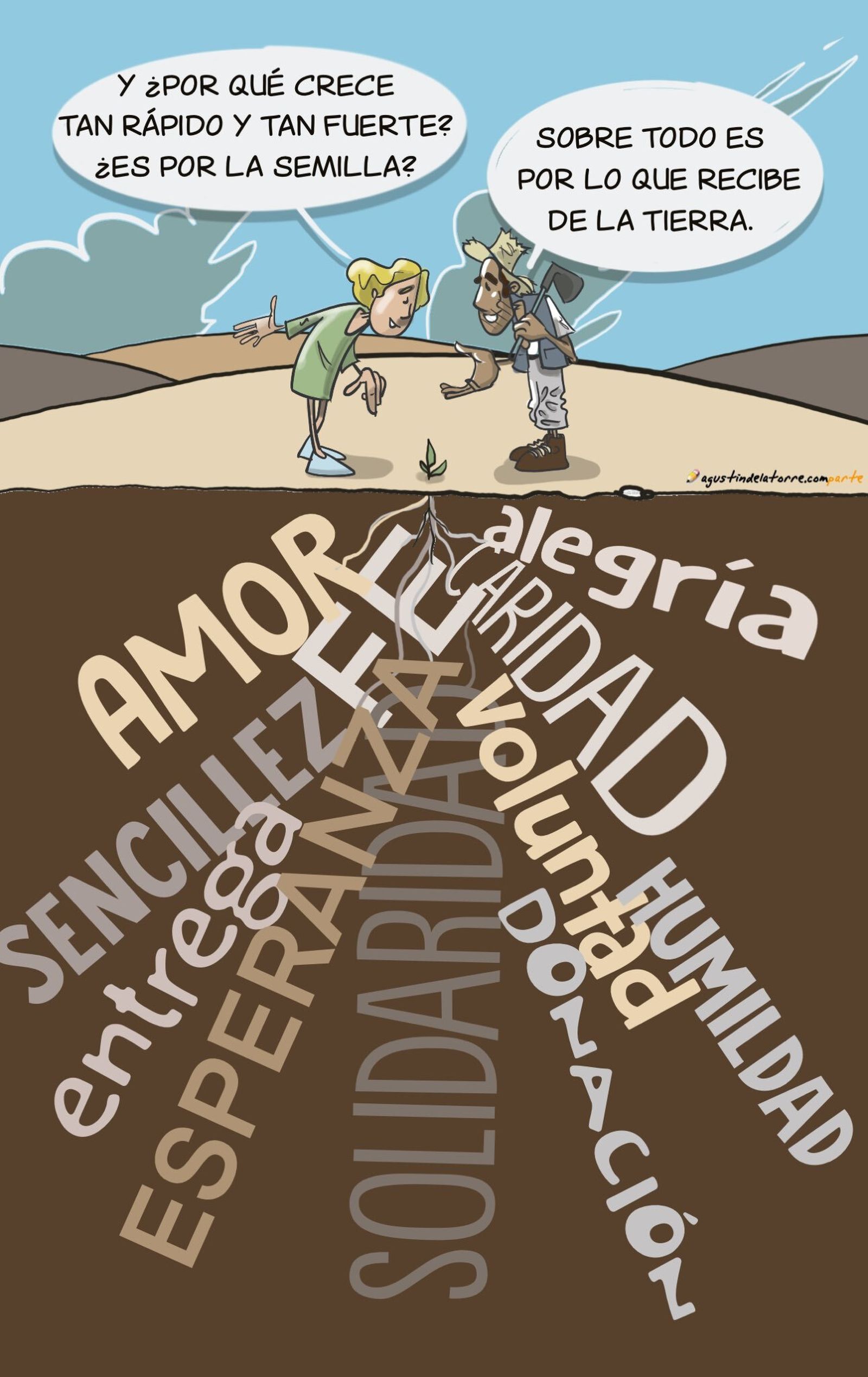 Somos SEMILLA pero también TIERRA…