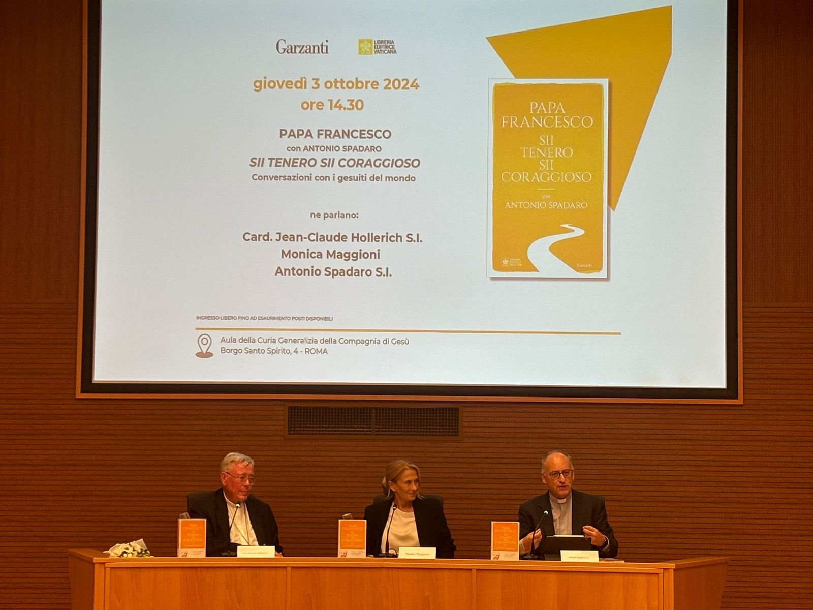 Presentación del libro de Spadaro