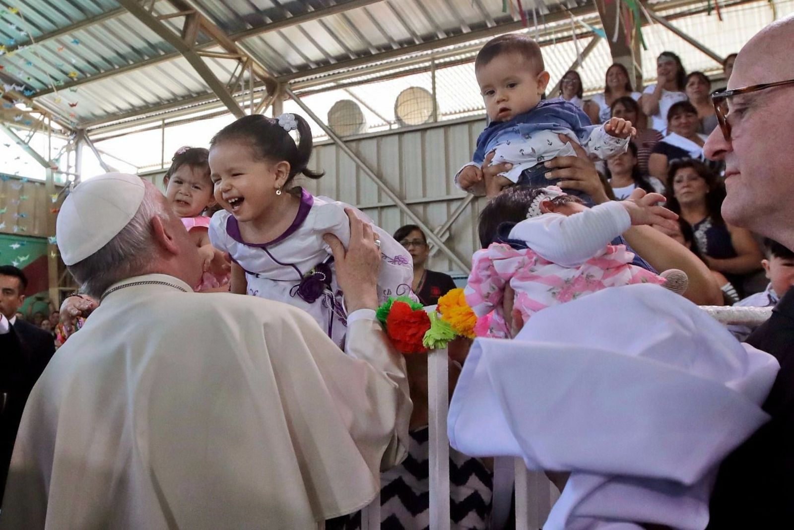 Papa, en la cárcel chilena