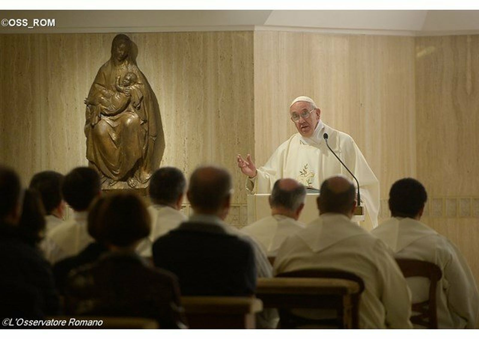 El Papa, contra el apego a las riquezas