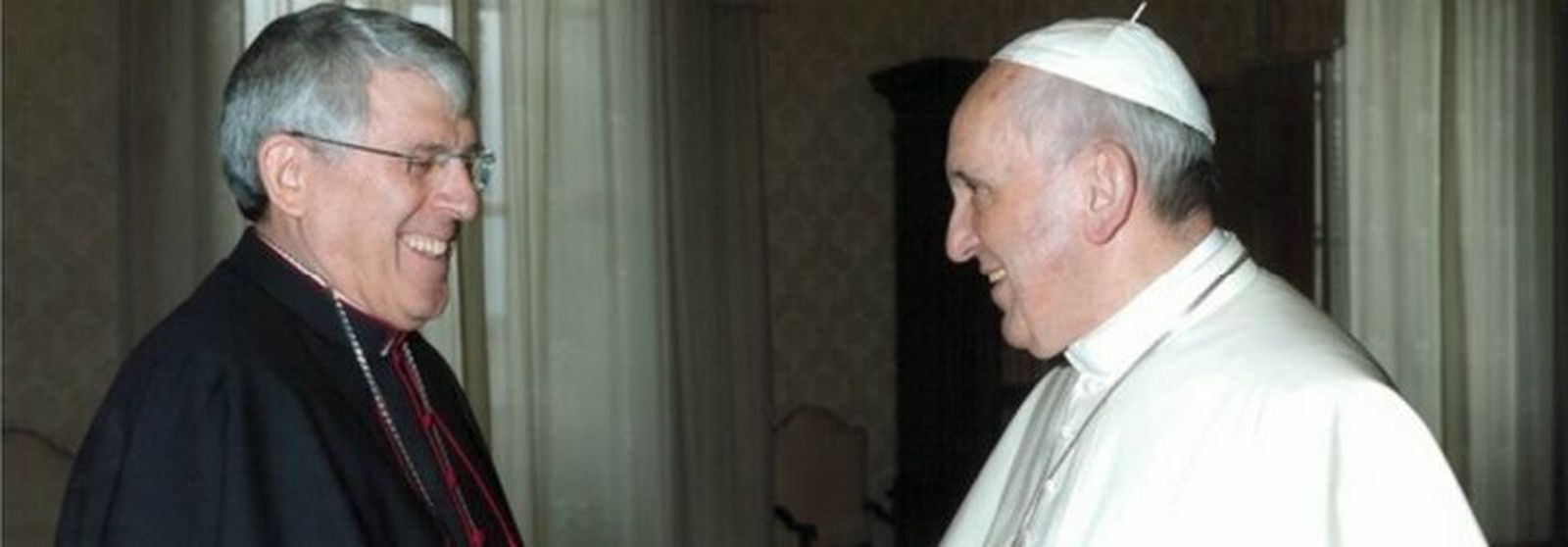 El arzobispo de Toledo, Braulio Rodríguez, con el Papa Francisco