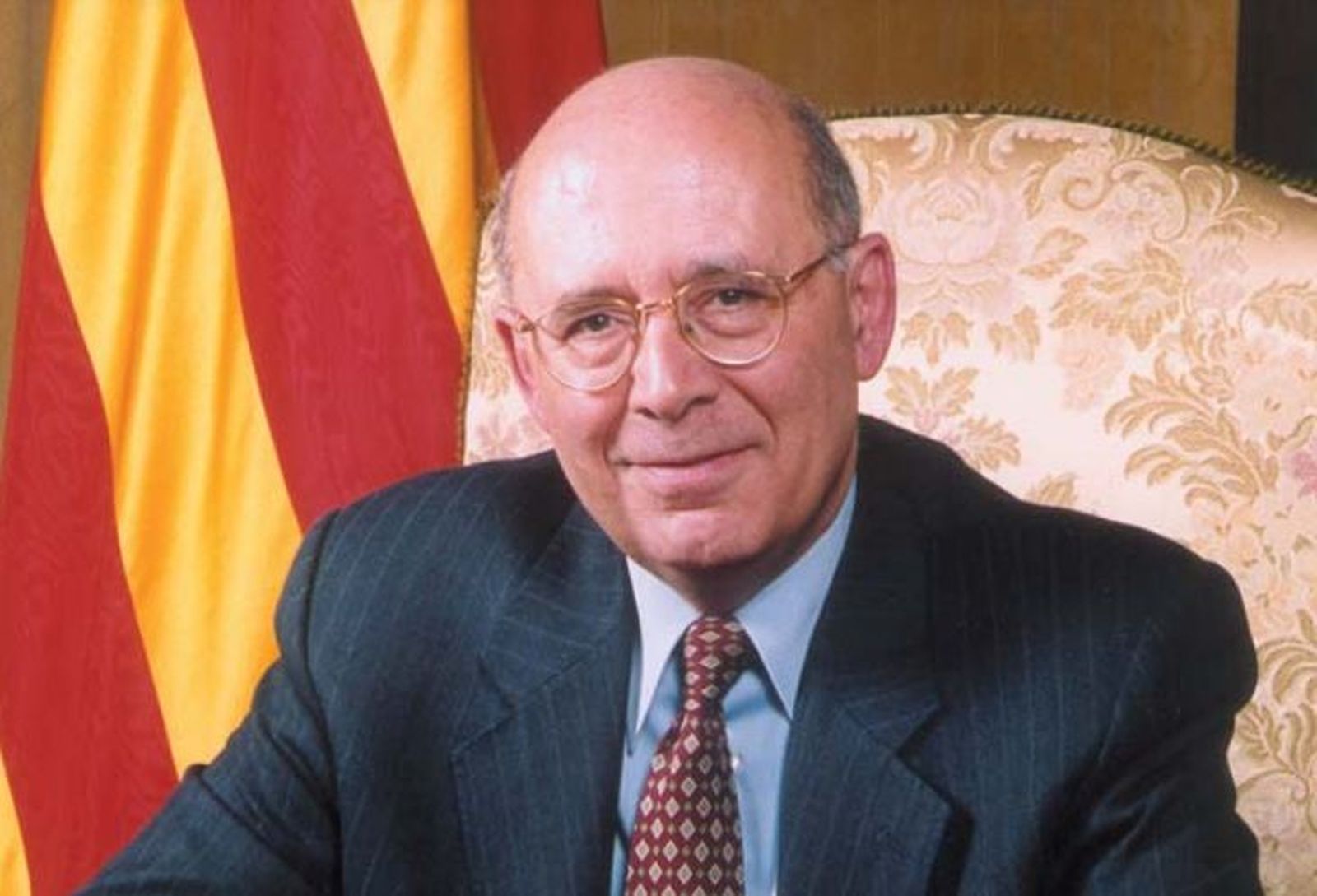 Joan Rigol en su etapa de presidente del Parlament de Cataluña