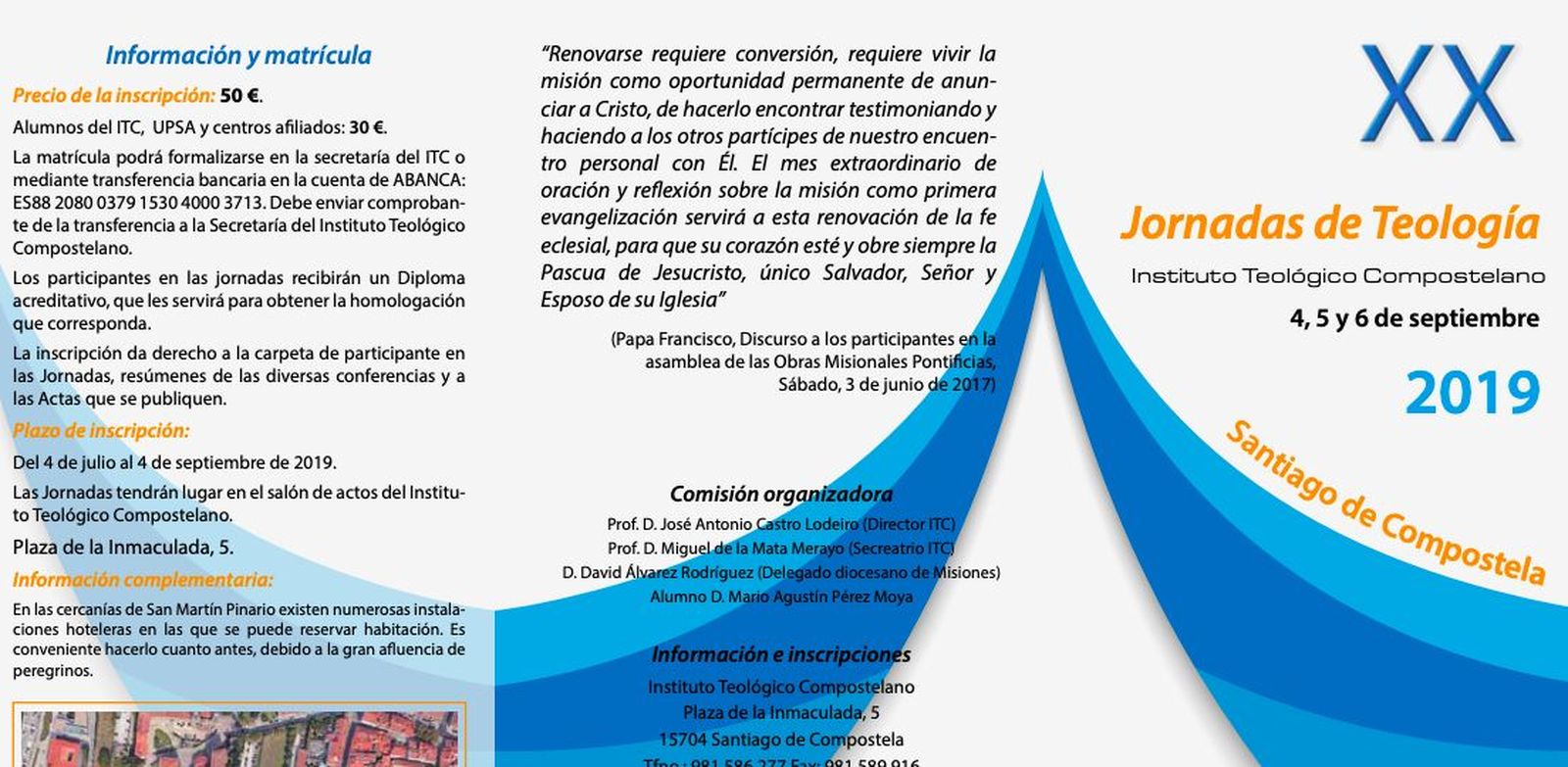 Jornadas en el Instituto Teológico Compostelano