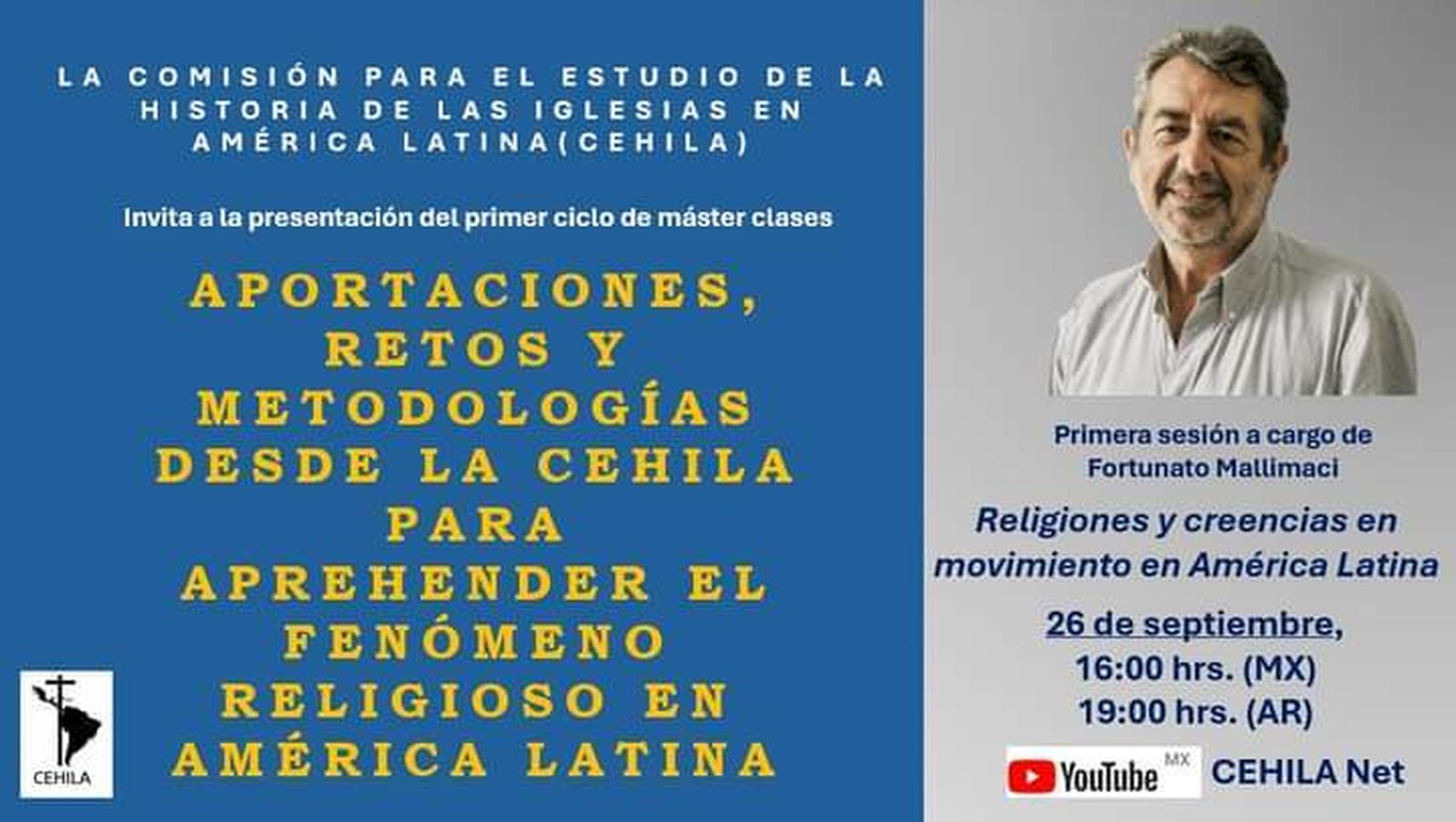 Comunicado de CEHILA con motivo del acto de censura perpetrado en su primera Máster Class