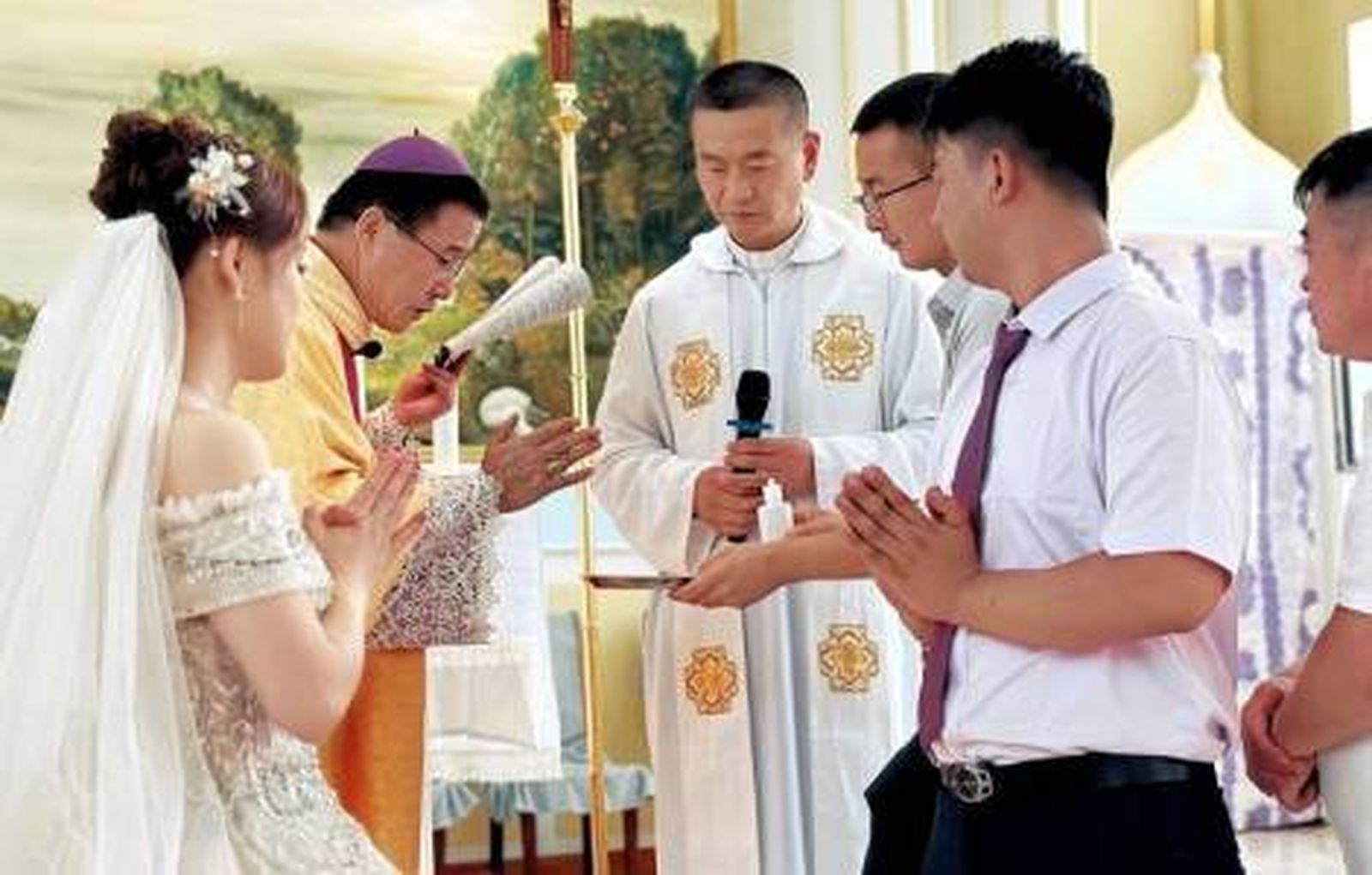 Boda católica en China