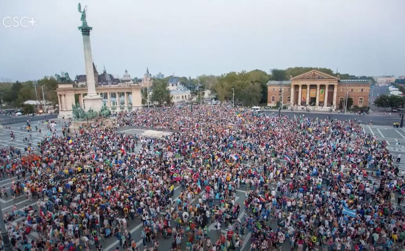 Concentración de miembros de los focolares, movimiento extendido por 180 países