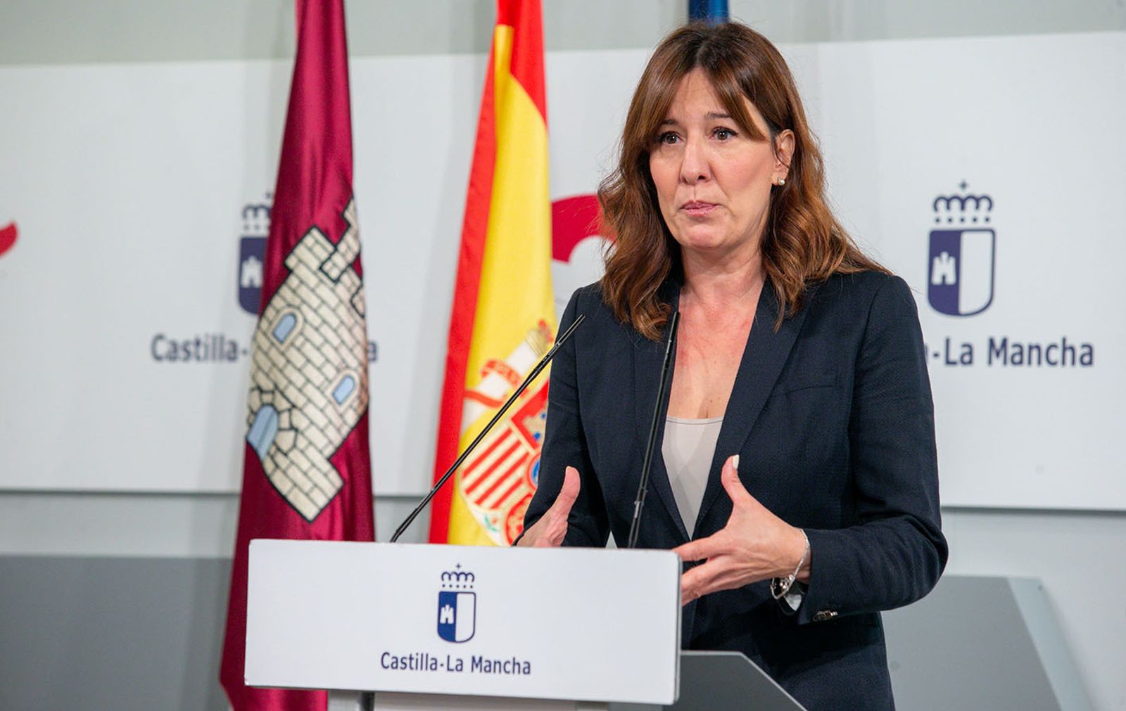 Blanca Fernández, consejera de Igualdad y portavoz del Gobierno de Castilla-La Mancha