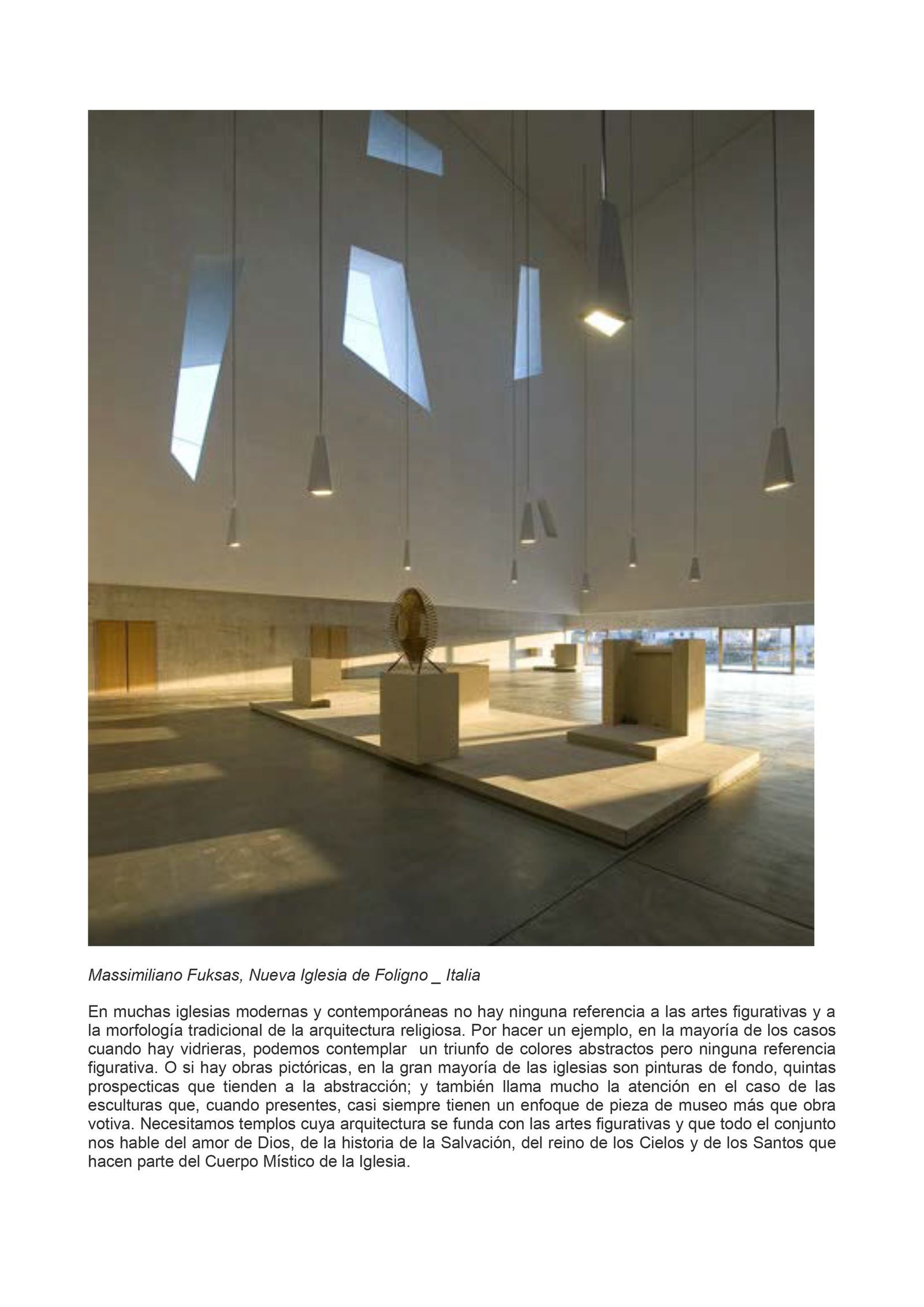 Massimiliano Fuksas, Nueva Iglesia de Foligno _ Italia