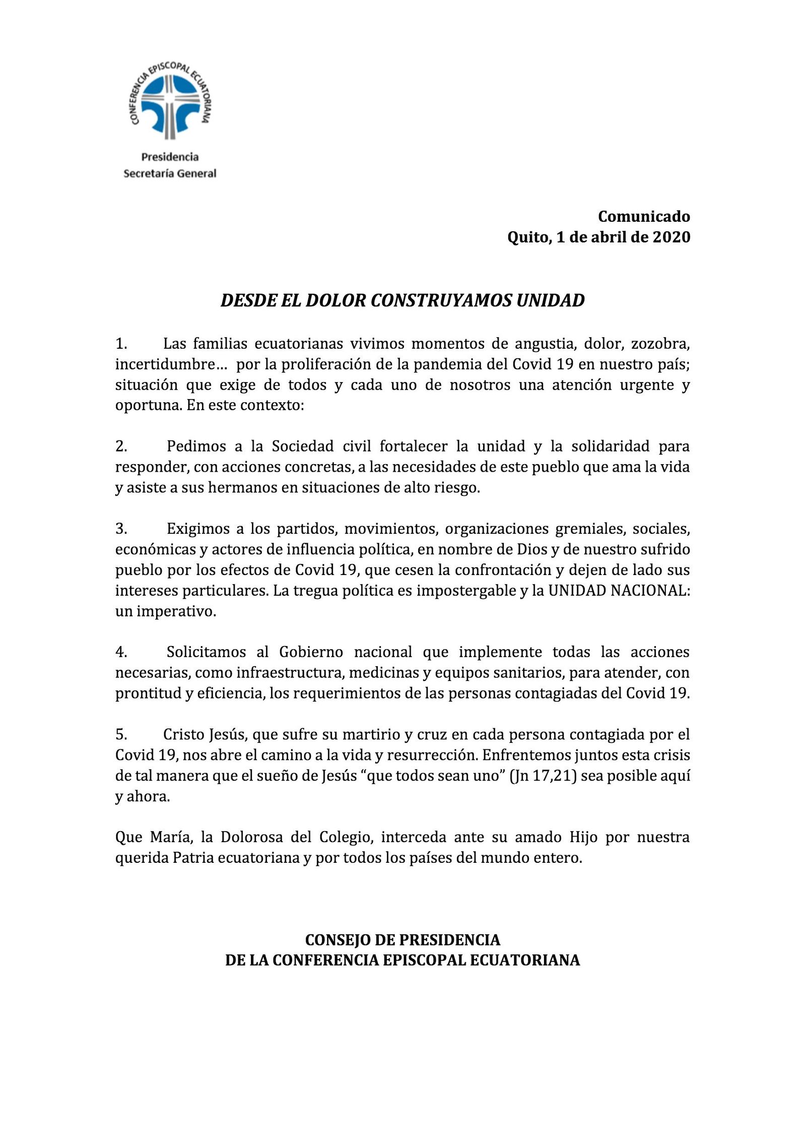 Comunicado