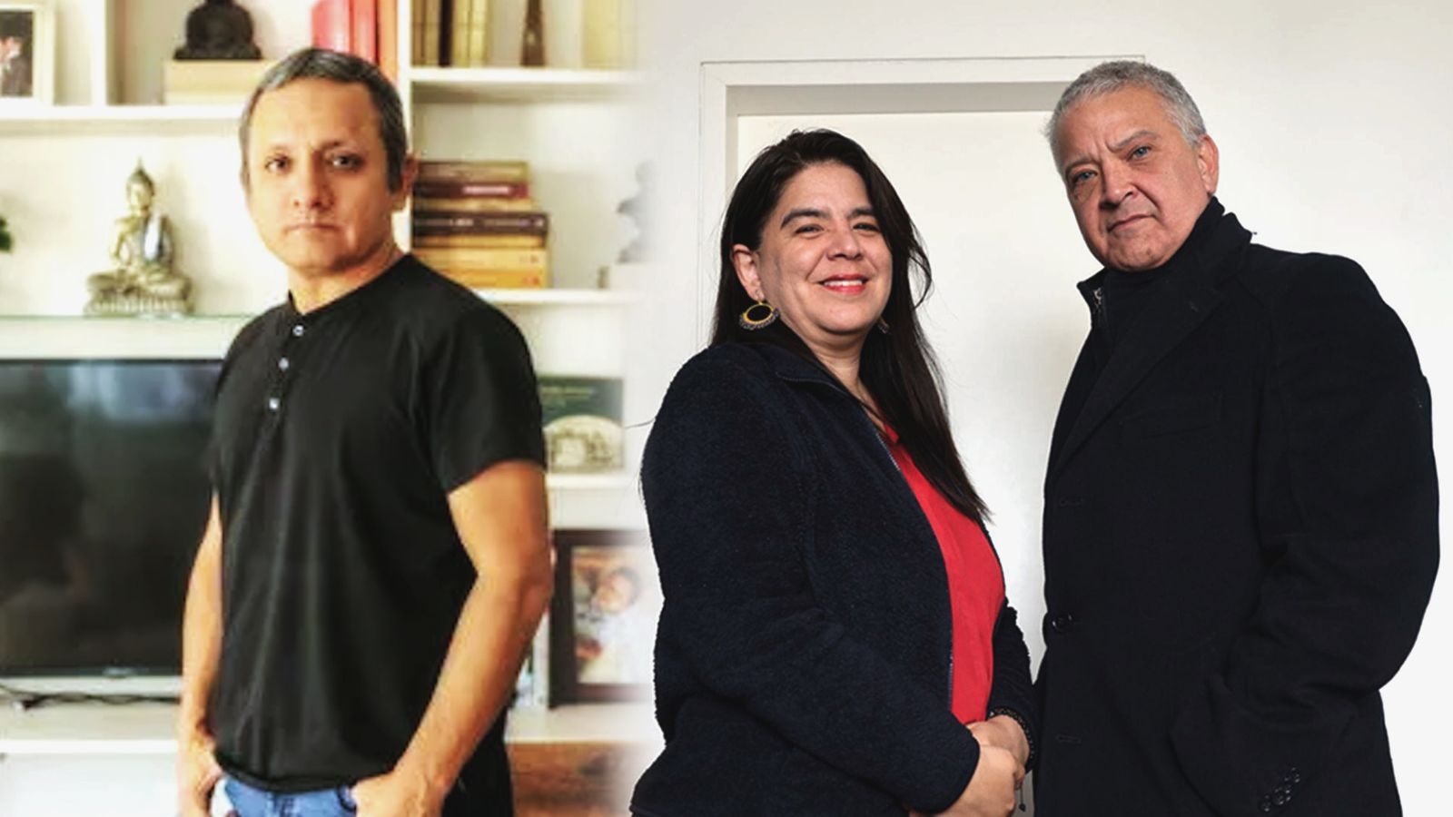 Daniel Yovera, Paola Ugaz, y yo