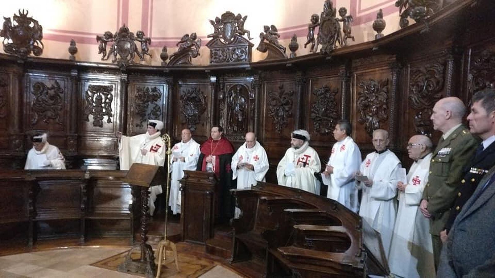 Toma de posesión como canónigos de Caballeros de la OESSJ en Calatayud-