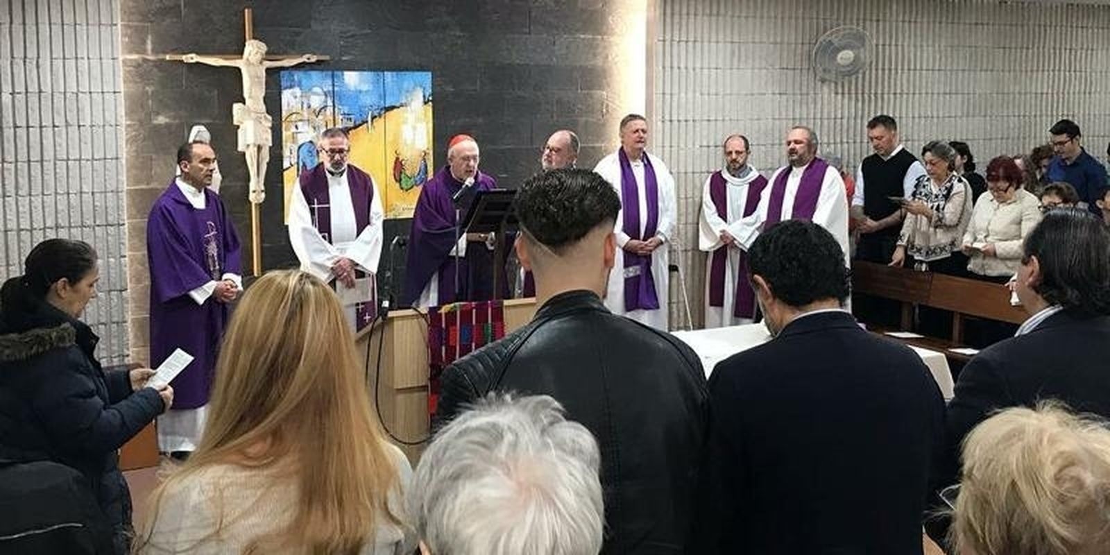 Cardenal Osoro en la inauguración del Centro de Pastoral social