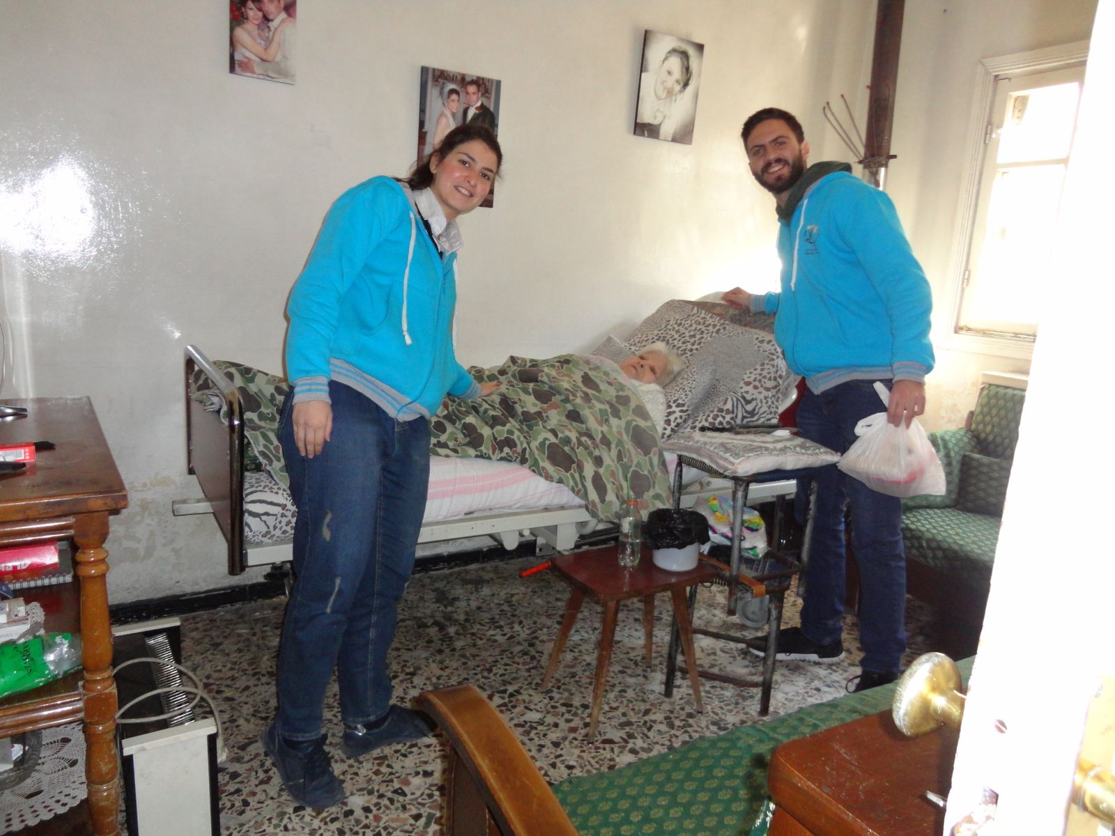 Uno de los proyectos financiados por Manos Unidas es la atención domiciliaria a ancianos