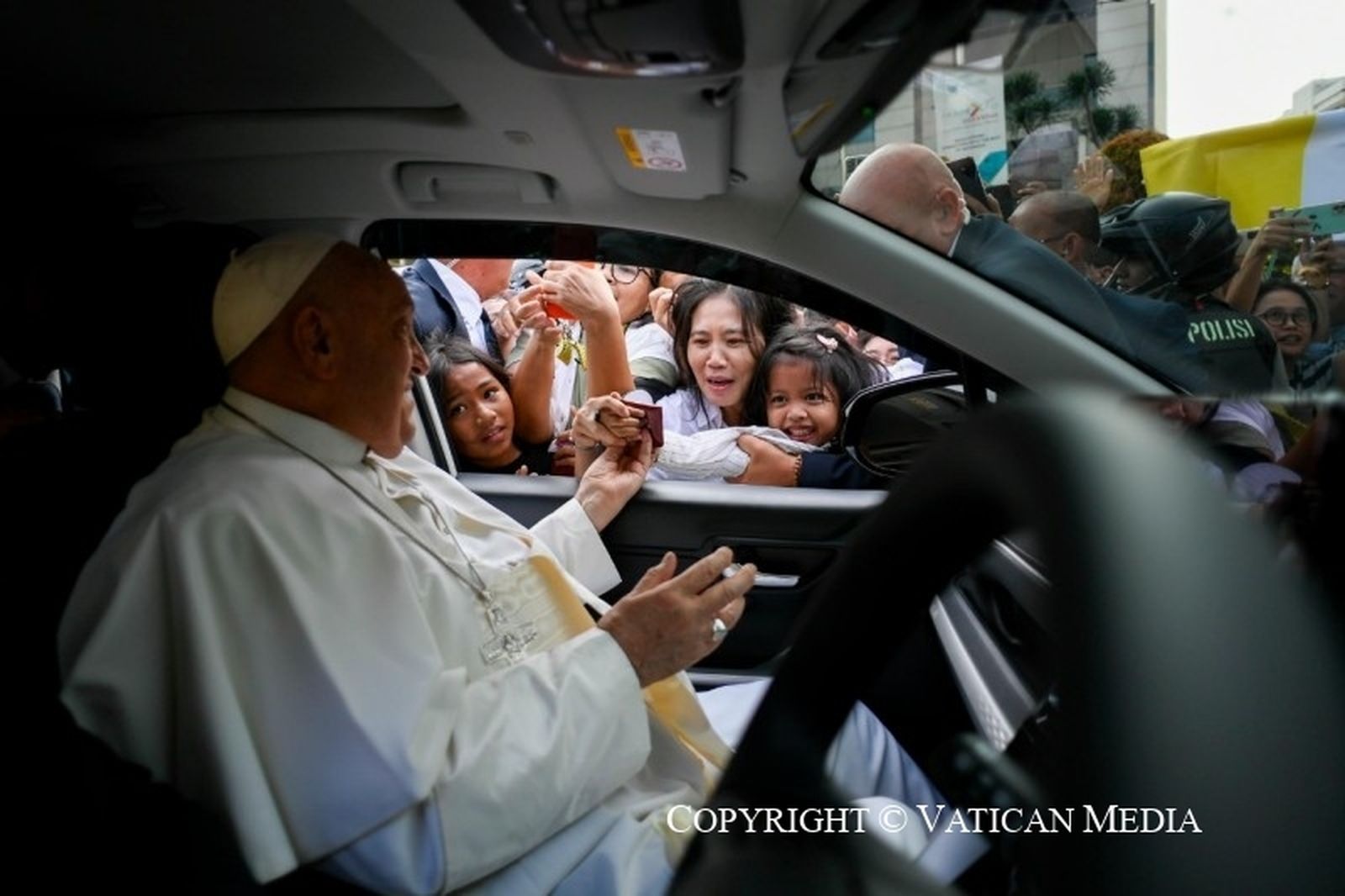 Francisco, a su llegada al túnel de la Amistad